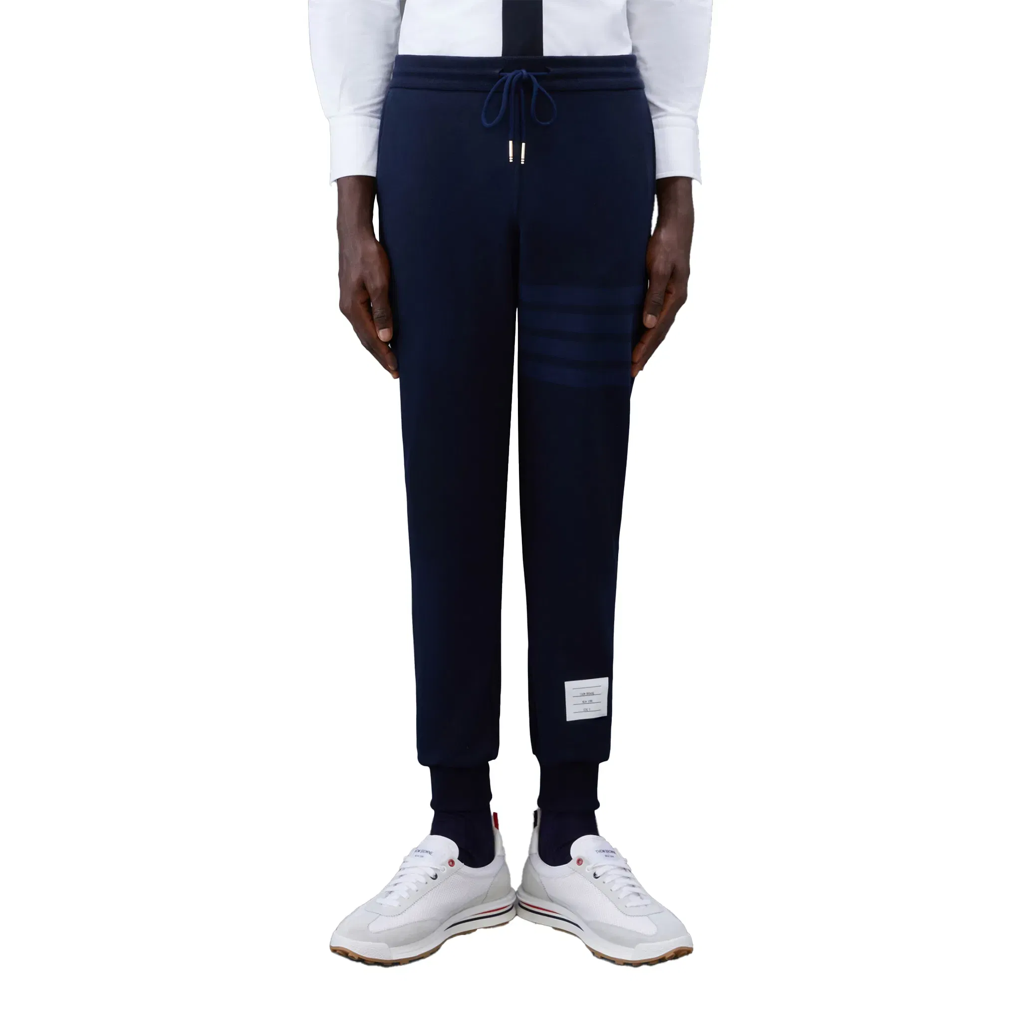THOM BROWNE Classic Loopback 4-Bar Sweatpants Navy (SS23)