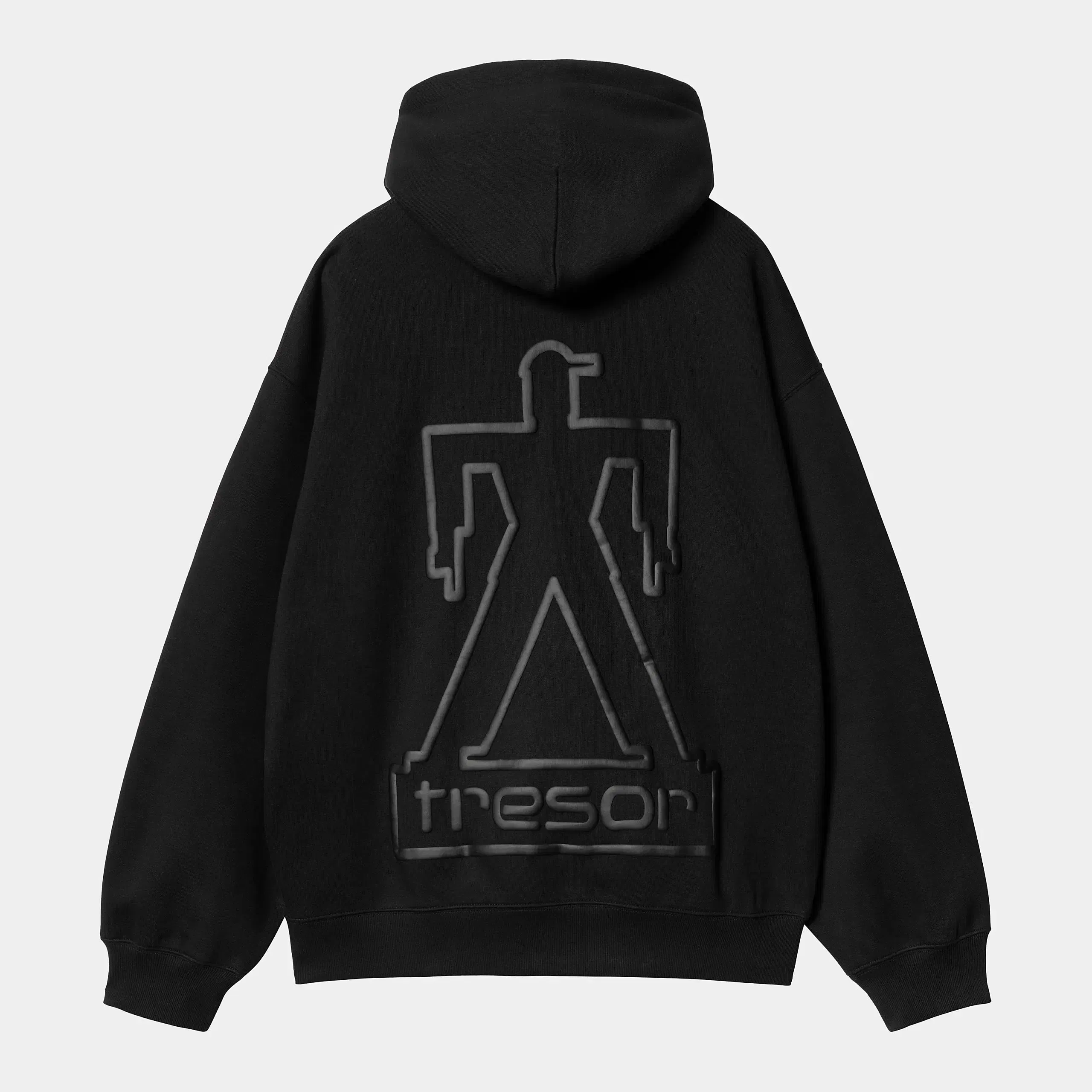 Carhartt Work in Progress Carhartt WIP x TRESOR Basement Hooded Sweatshirt - Black / Grey