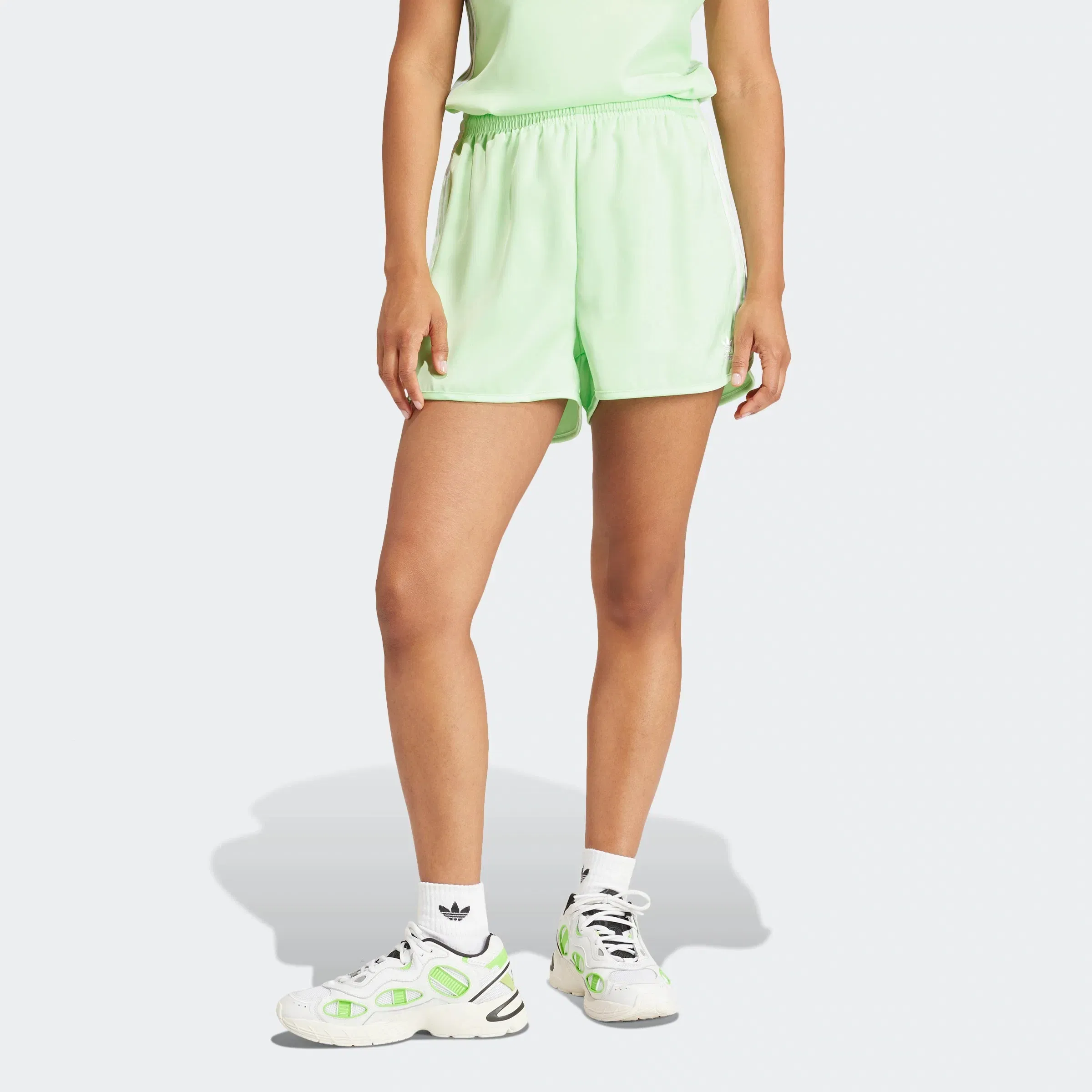 Adidas Satin Sprint Shorts W - Semi Green Spark