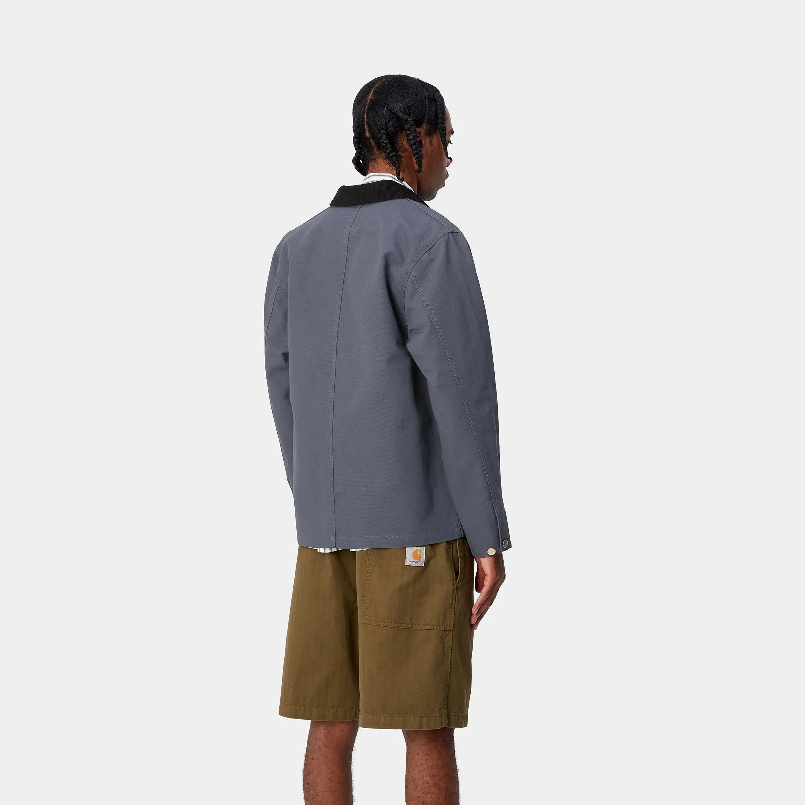 Carhartt Work in Progress Carhartt WIP Michigan Coat (Summer) - Zeus / Black (rigid)