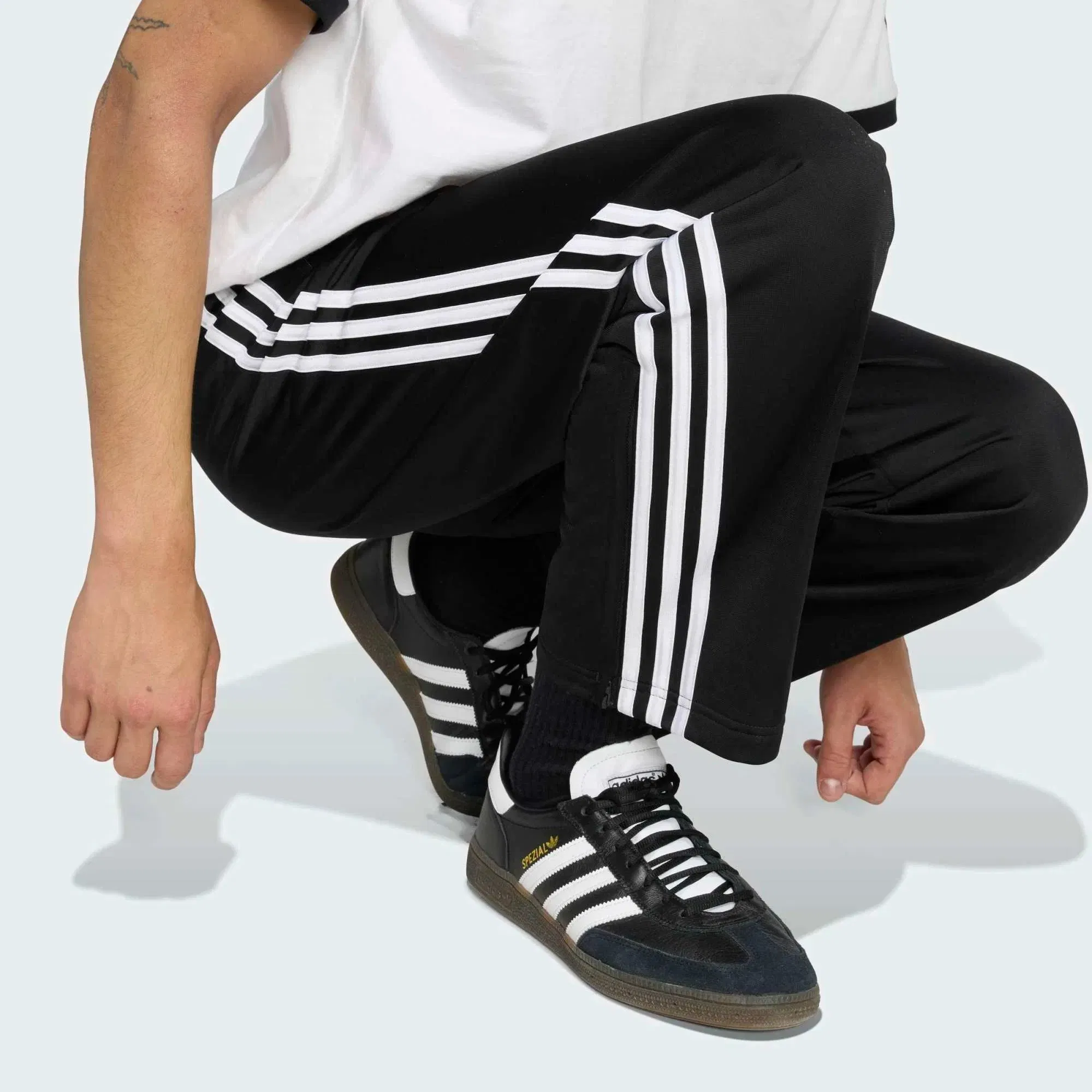 adidas Originals Firebird Track Pants - Black / White (KD8315)