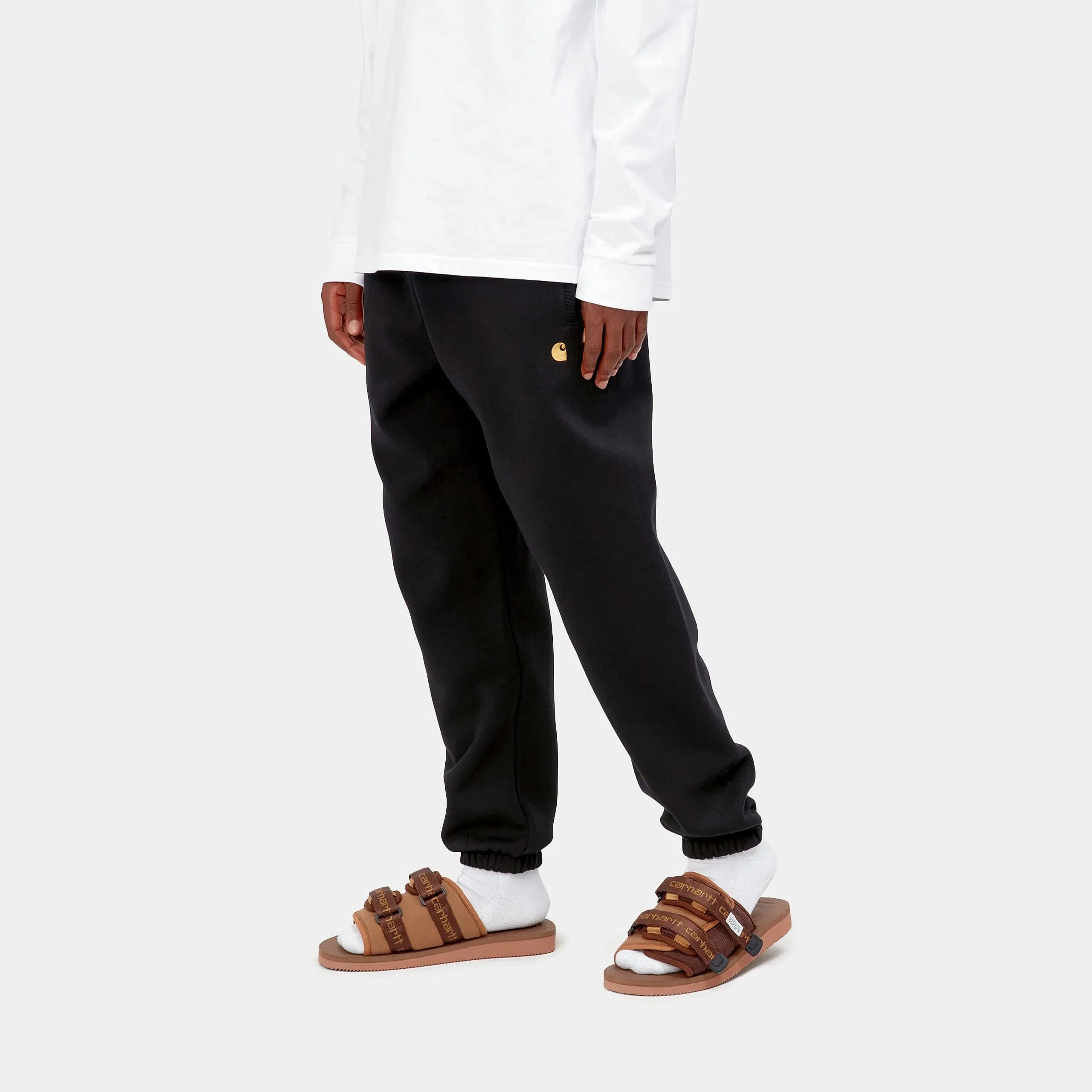 Carhartt Work in Progress Carhartt WIP Chase Sweat Pant - Black / Gold