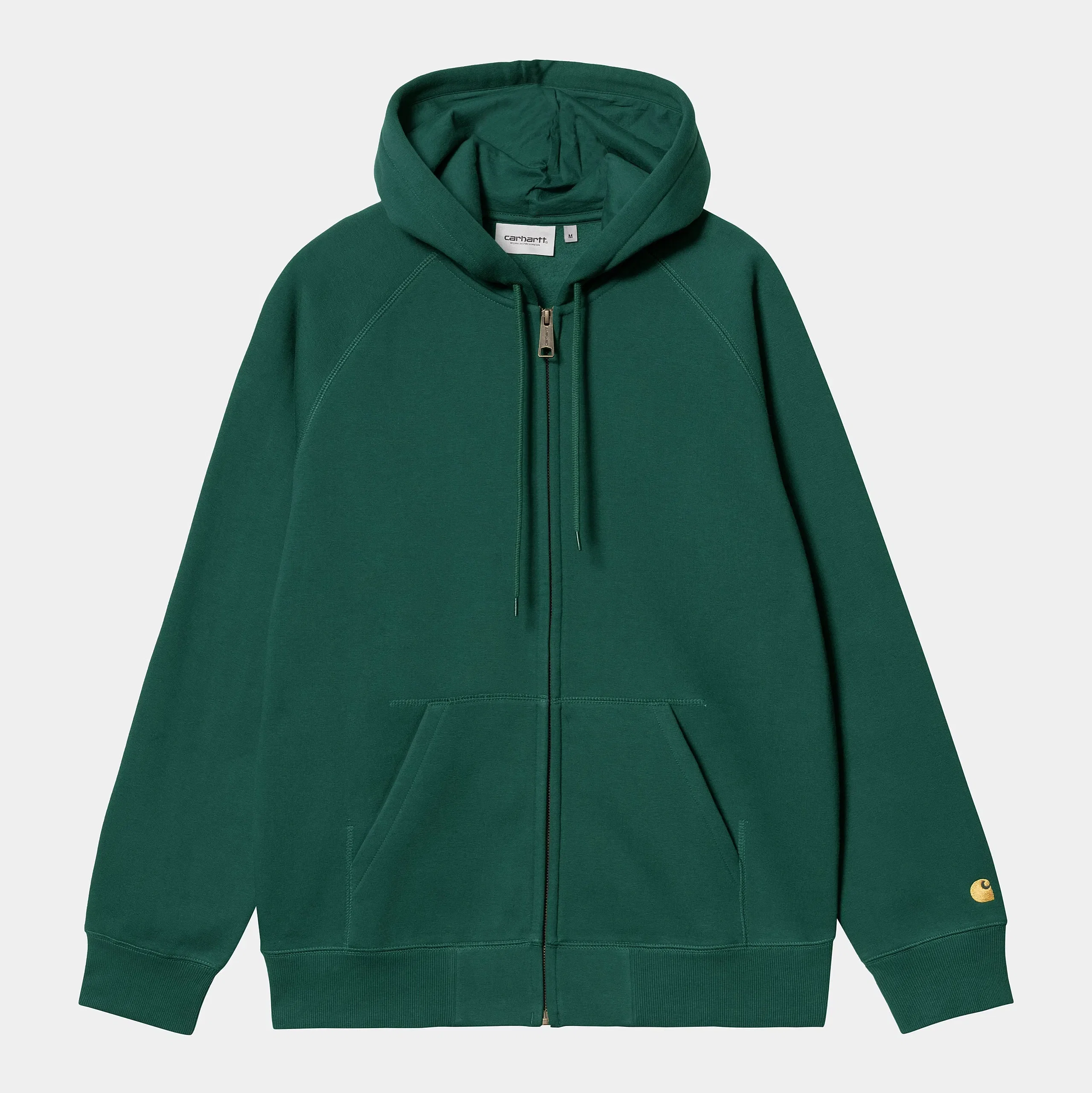 Carhartt Work in Progress Carhartt WIP Chase Zip Hoodie - Grün (Chervil / Gold)