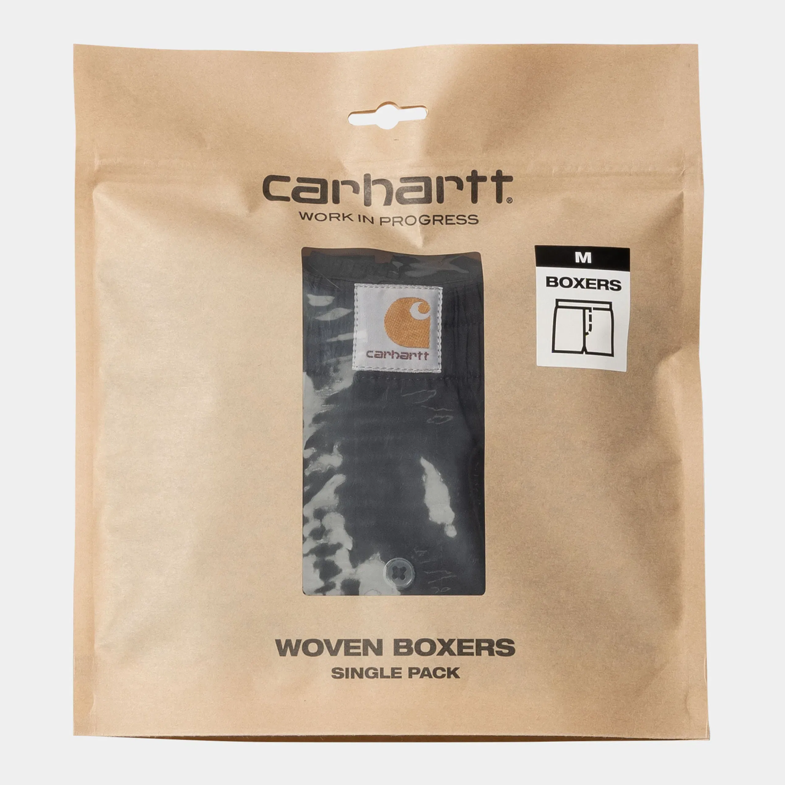 Carhartt Work in Progress Carhartt WIP Cotton Boxer – Schwarze Herren Boxershorts aus Baumwolle