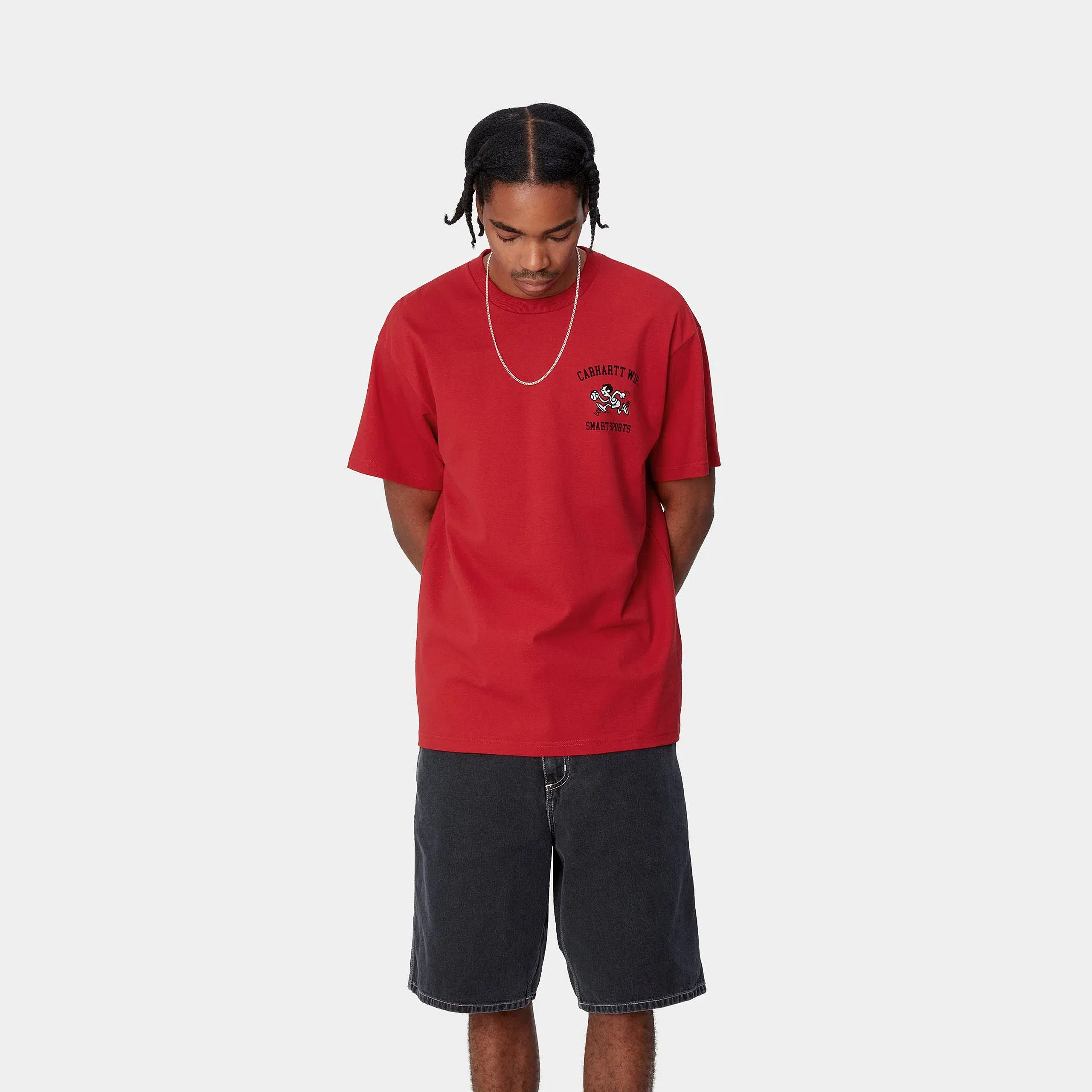 Carhartt Work in Progress Carhartt WIP S/S Smart Sports T-Shirt - Samba / Red