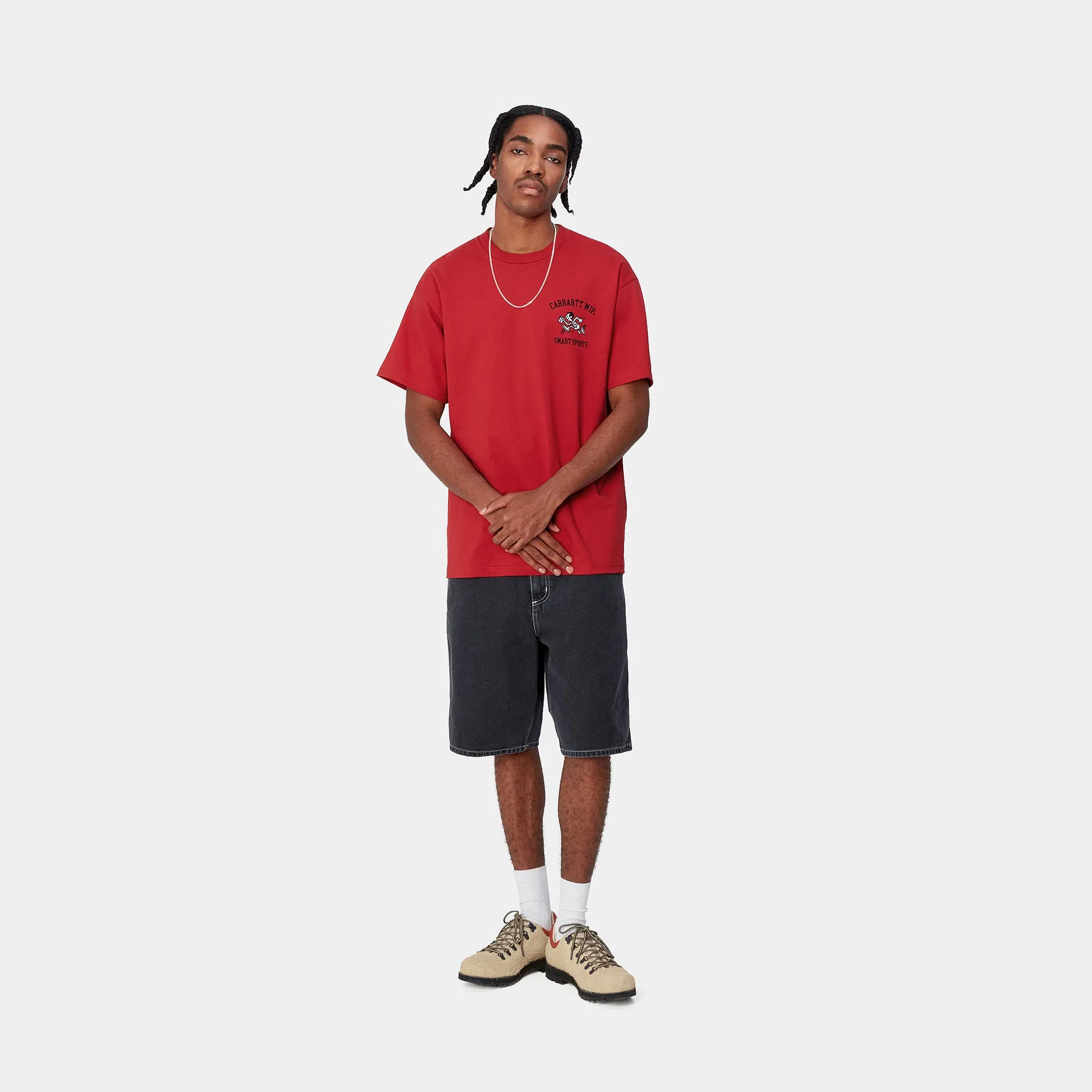 Carhartt Work in Progress Carhartt WIP S/S Smart Sports T-Shirt - Samba / Red