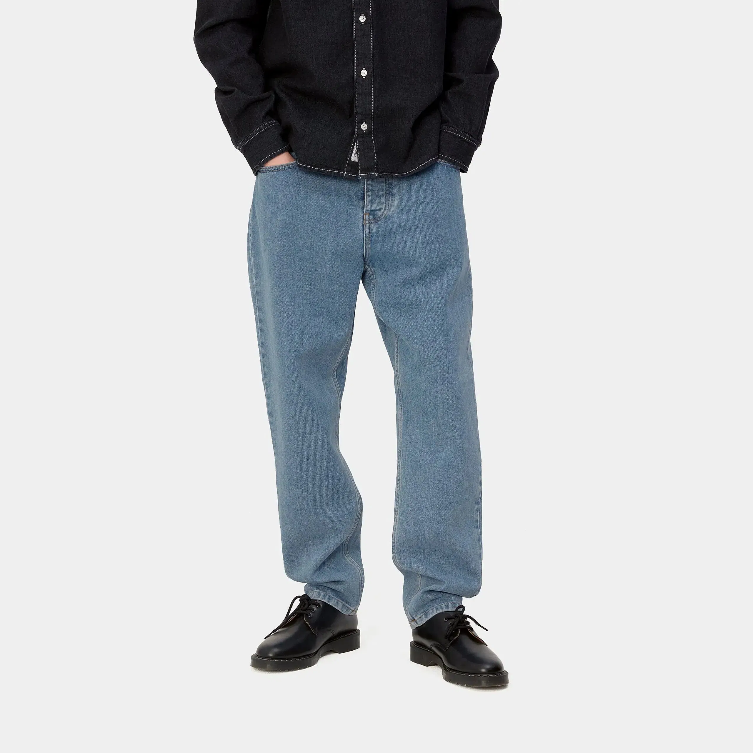 Carhartt Work in Progress Carhartt WIP Newel Pant - Blue (stone bleached)