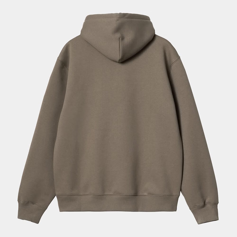 Carhartt Work in Progress Carhartt WIP Script Hoodie – Braun (Barista / Mirror)