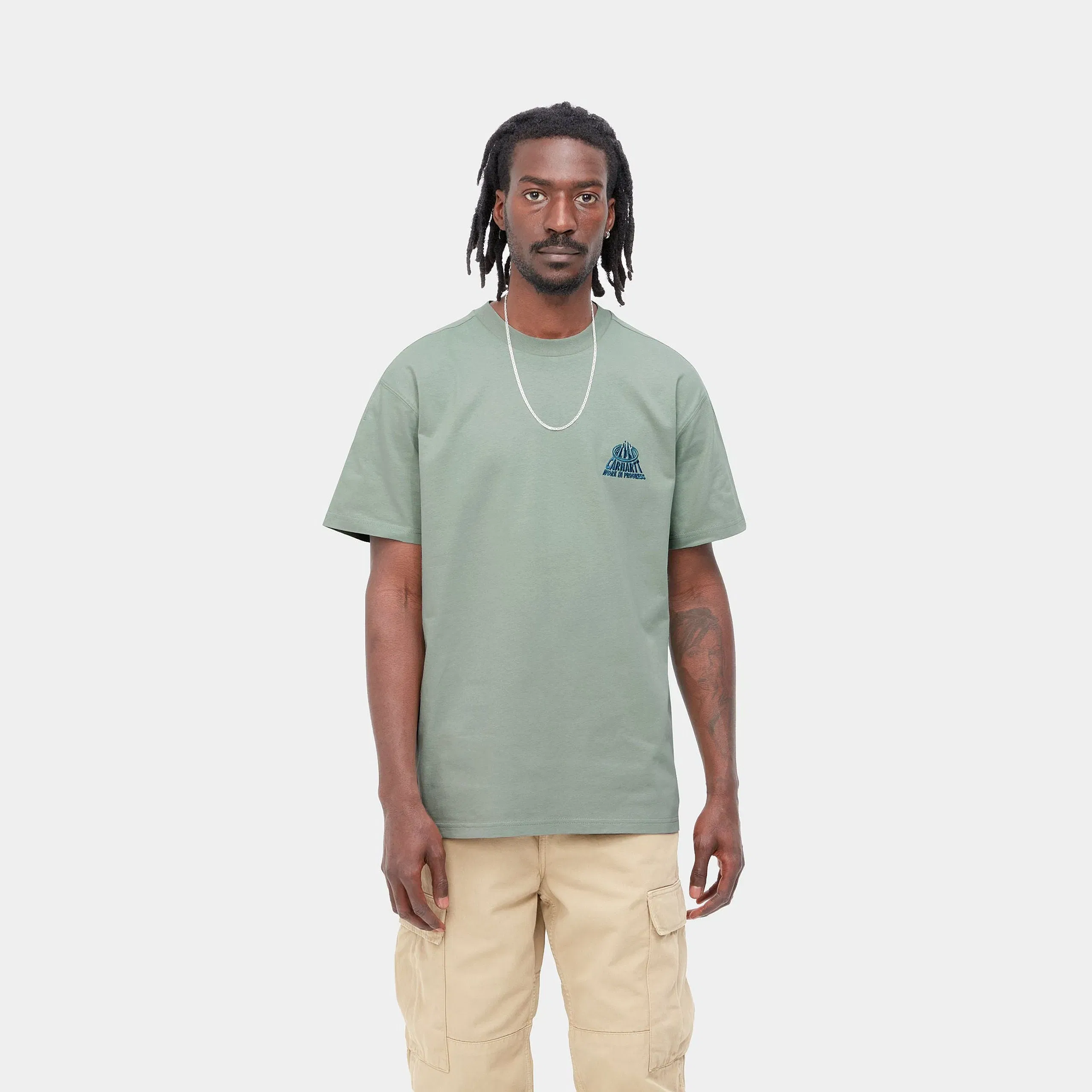 Carhartt Work in Progress Carhartt WIP S/S City T-Shirt - Misty Sage / Deep Teal