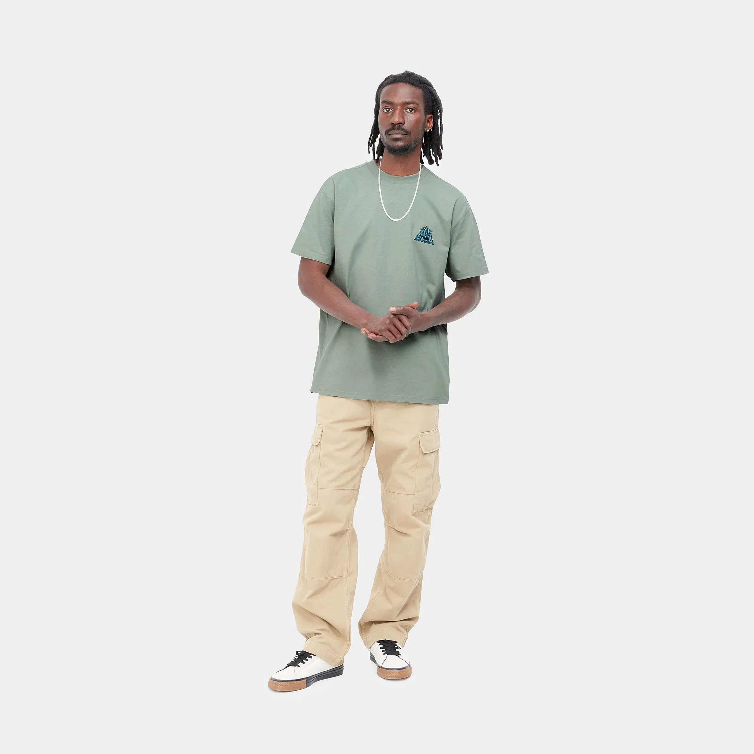 Carhartt Work in Progress Carhartt WIP S/S City T-Shirt - Misty Sage / Deep Teal