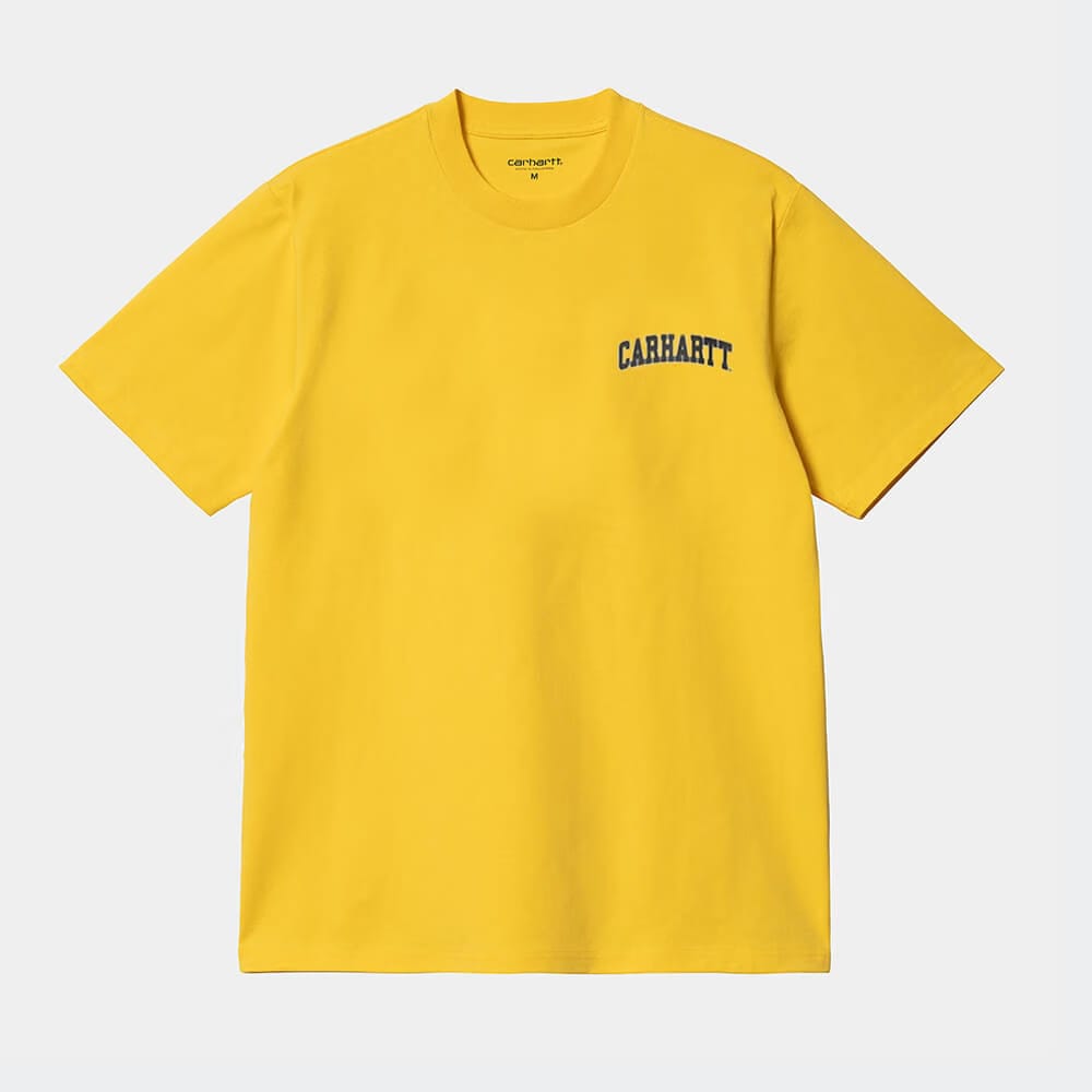 Carhartt Work in Progress Carhartt WIP S/S University Script T-Shirt - Buttercup / Black