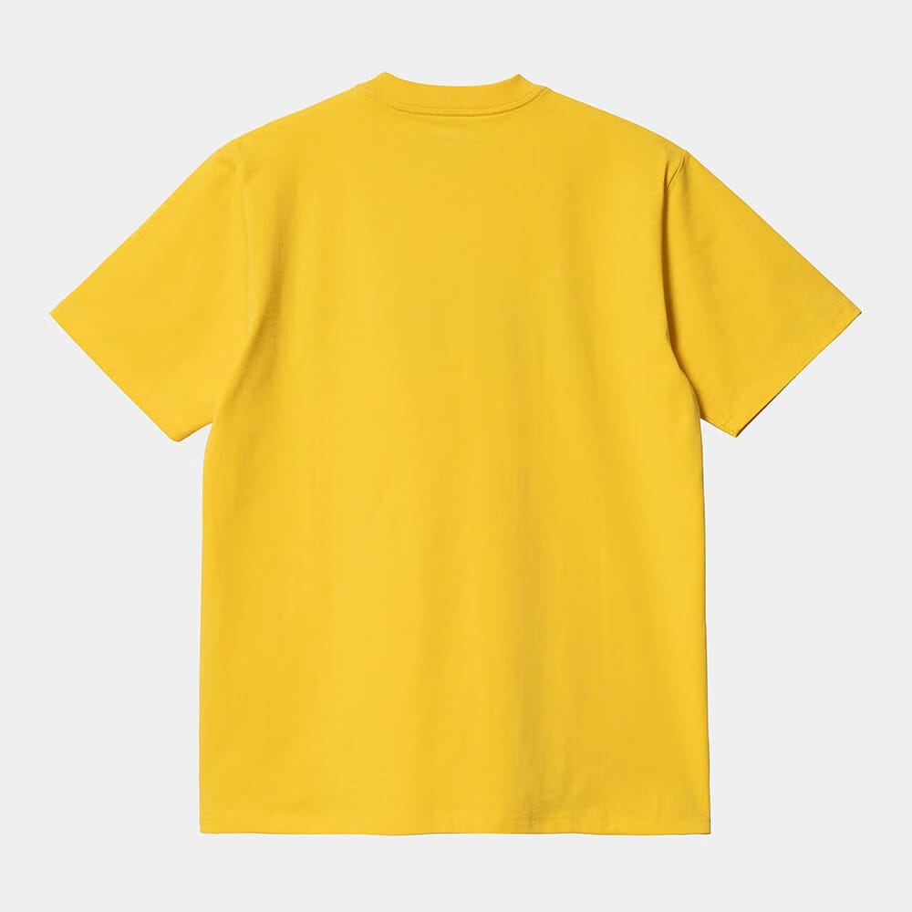 Carhartt Work in Progress Carhartt WIP S/S University Script T-Shirt - Buttercup / Black