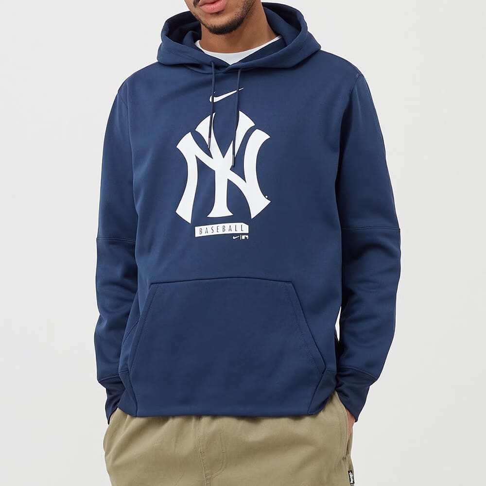 MLB Team Apparel Nike New York Yankees Therma Performance Hoodie - Navy
