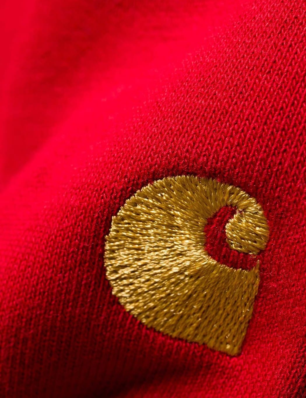 Carhartt Work in Progress Carhartt WIP Chase Neck Zip Sweatshirt - Red