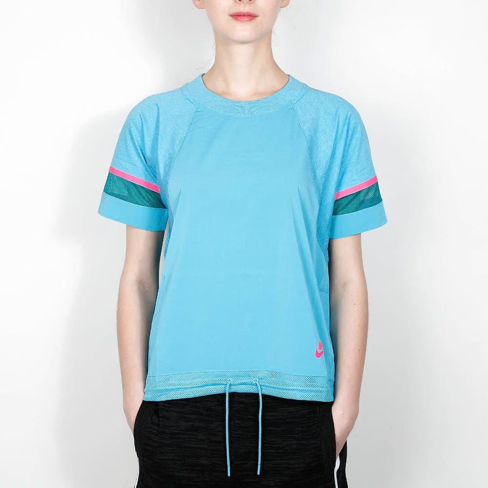 Nike Wmns Bonded Tee - Omega Blue / Rio Teal