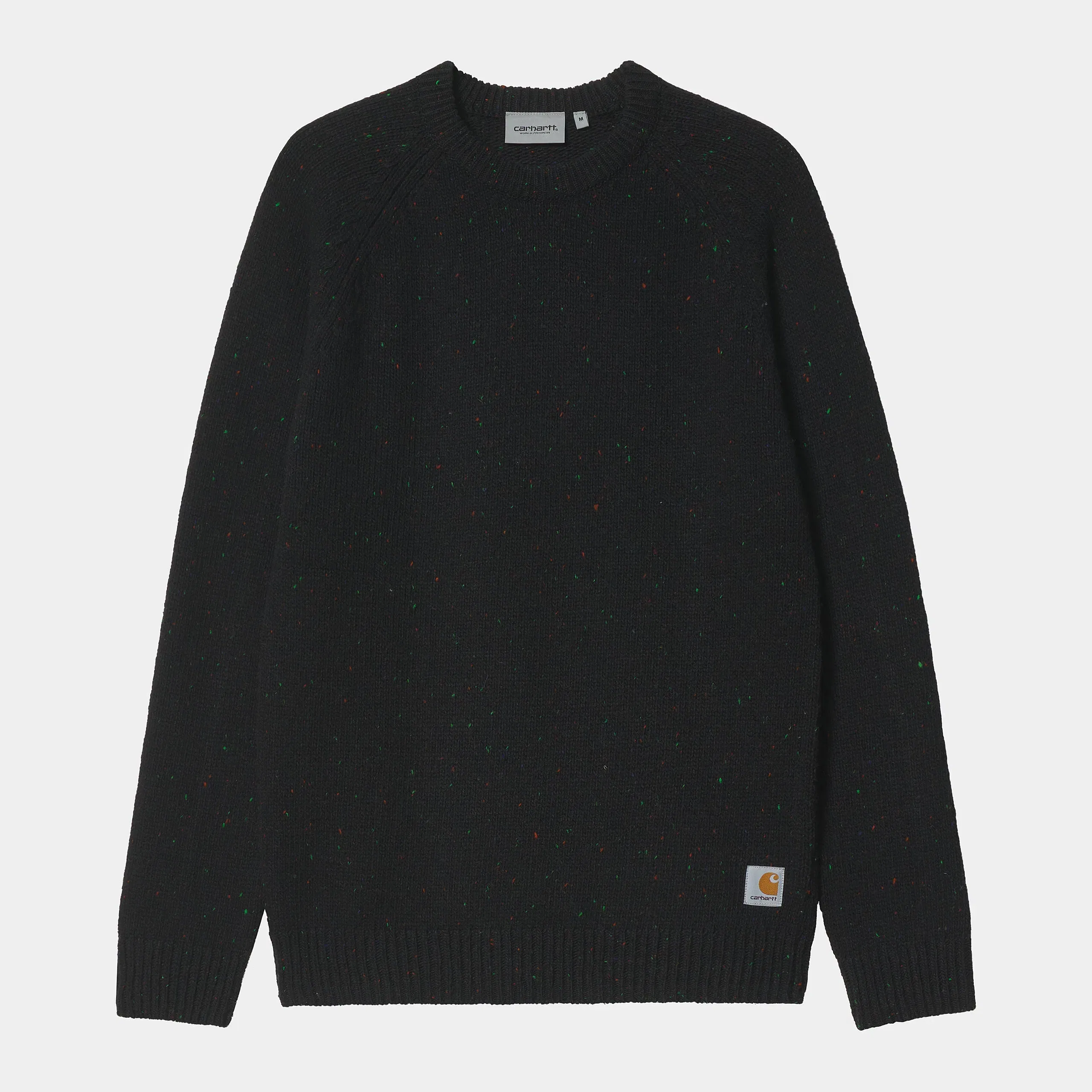 Carhartt Work in Progress Carhartt WIP Anglistic Crewneck Pullover - Schwarz (Speckled Black)