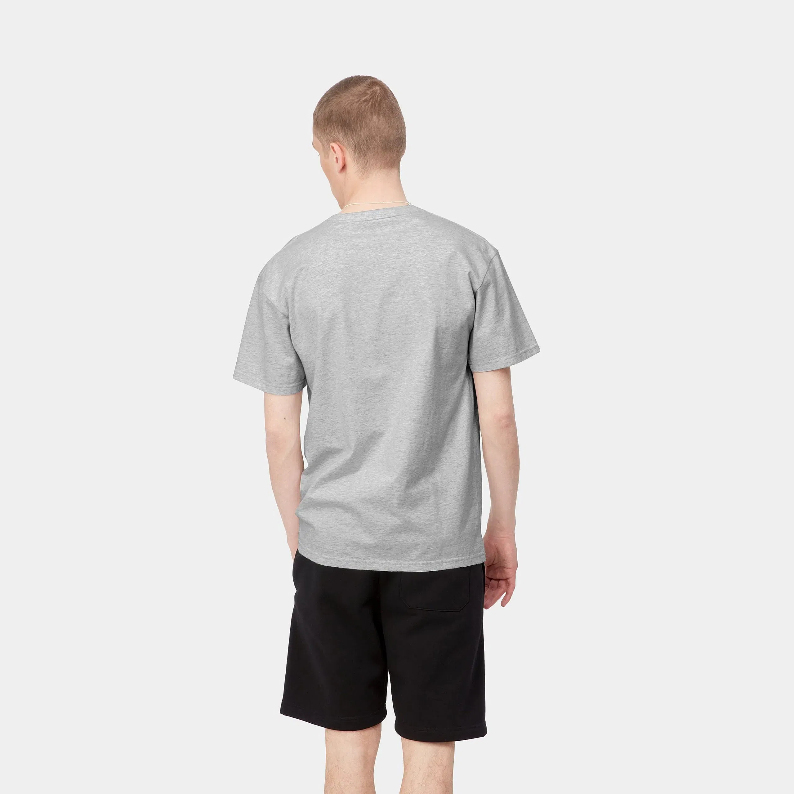 Carhartt Work in Progress Carhartt WIP S/S Chase T-Shirt – Ash Heather / Gold (I026391)