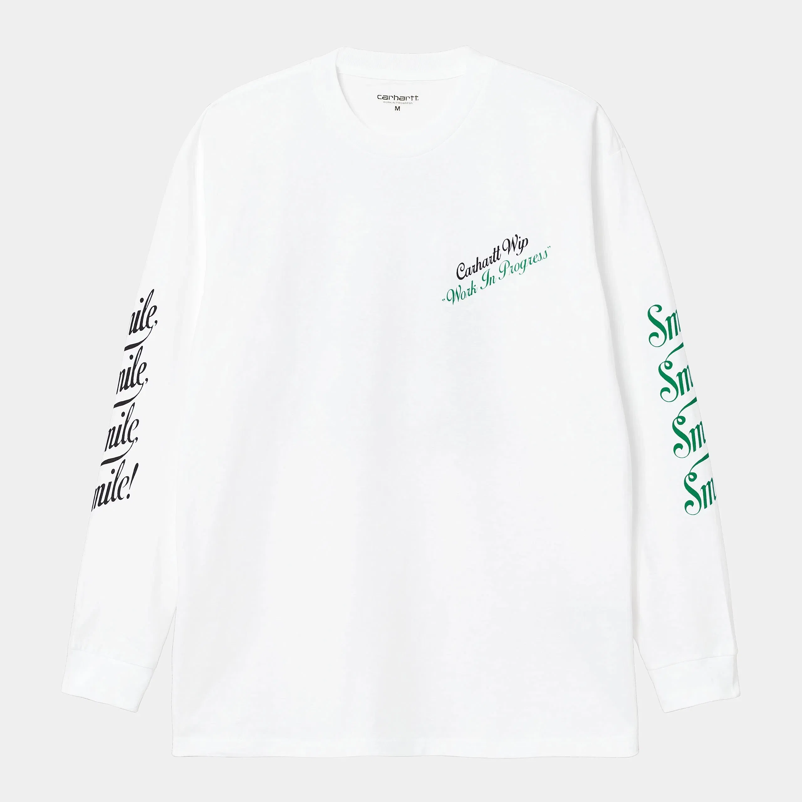 Carhartt Work in Progress Carhartt WIP L/S Smile T-Shirt - White