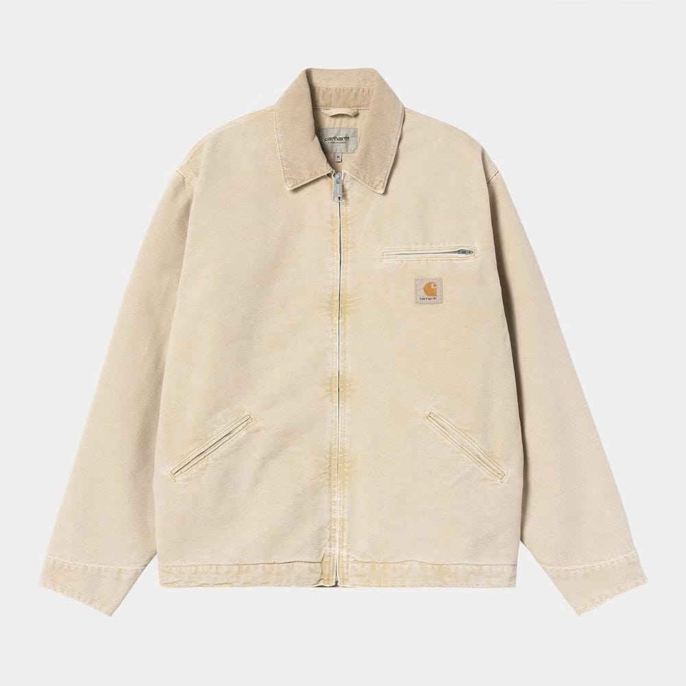 Carhartt Work in Progress Carhartt WIP OG Detroit Jacket – Dusty Hamilton Brown (Chalk Wash)