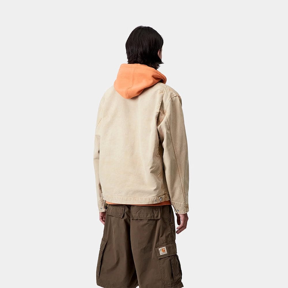 Carhartt Work in Progress Carhartt WIP OG Detroit Jacket – Dusty Hamilton Brown (Chalk Wash)