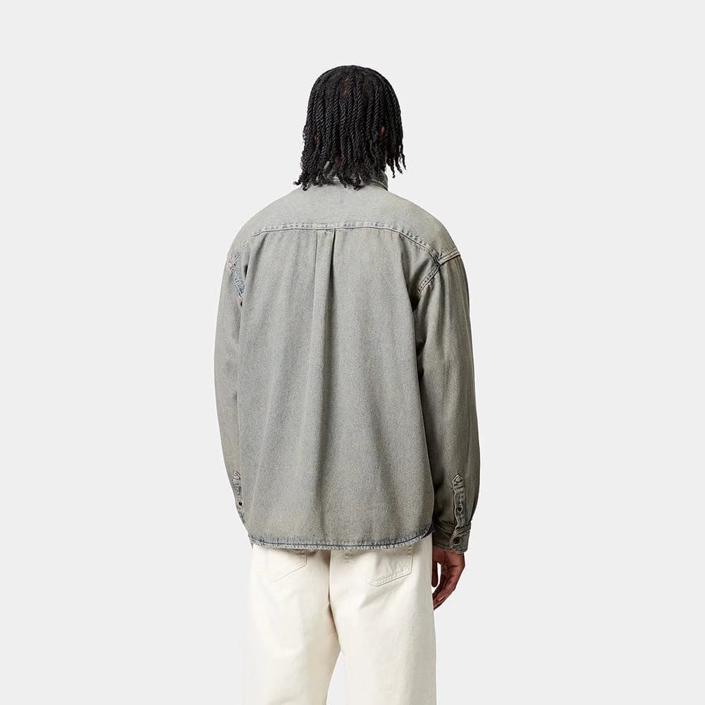 Carhartt Work in Progress Carhartt WIP Tigan Shirt Jacket - Blue / Leather