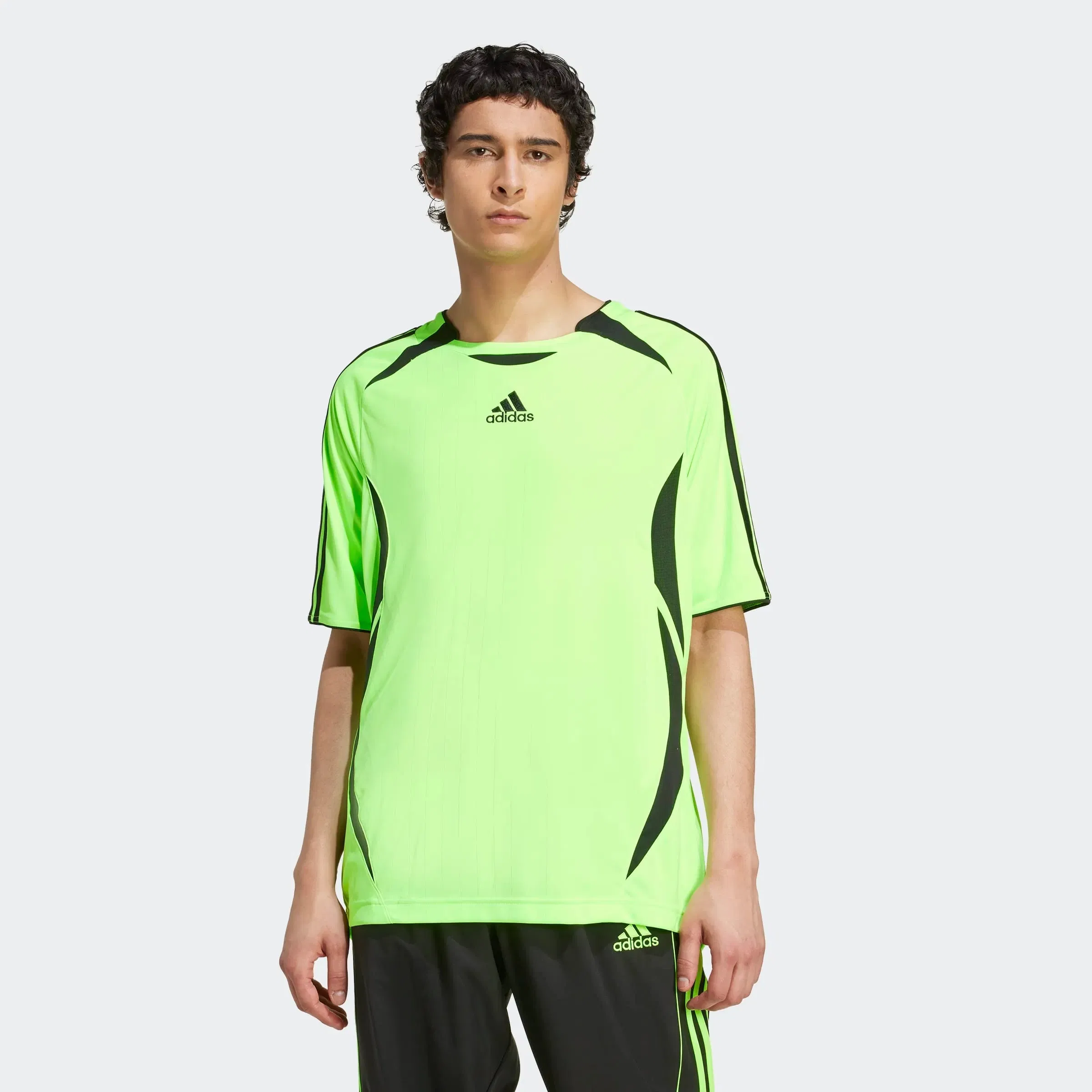 Adidas Originals Teamgeist Adicolor T-Shirt - Signal Green / Black