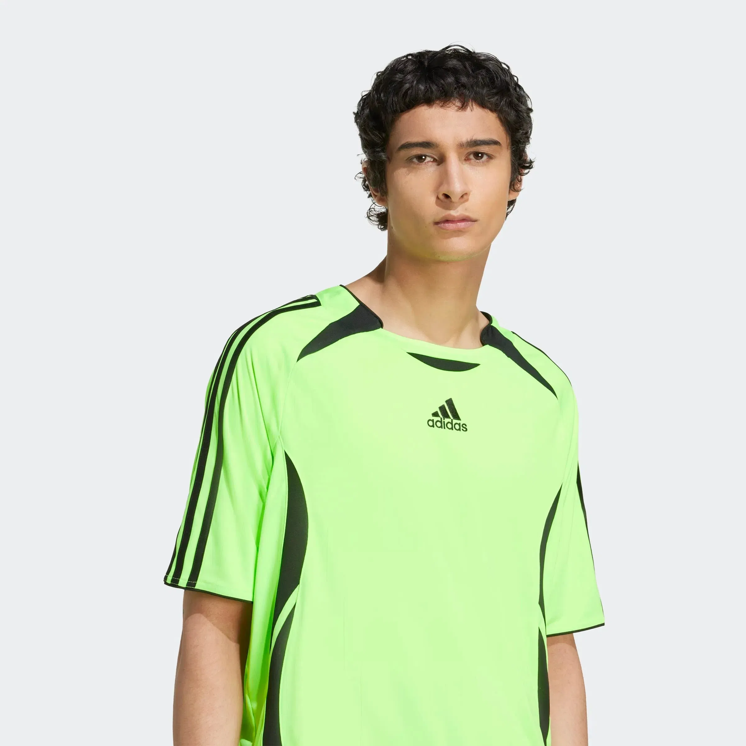 Adidas Originals Teamgeist Adicolor T-Shirt - Signal Green / Black
