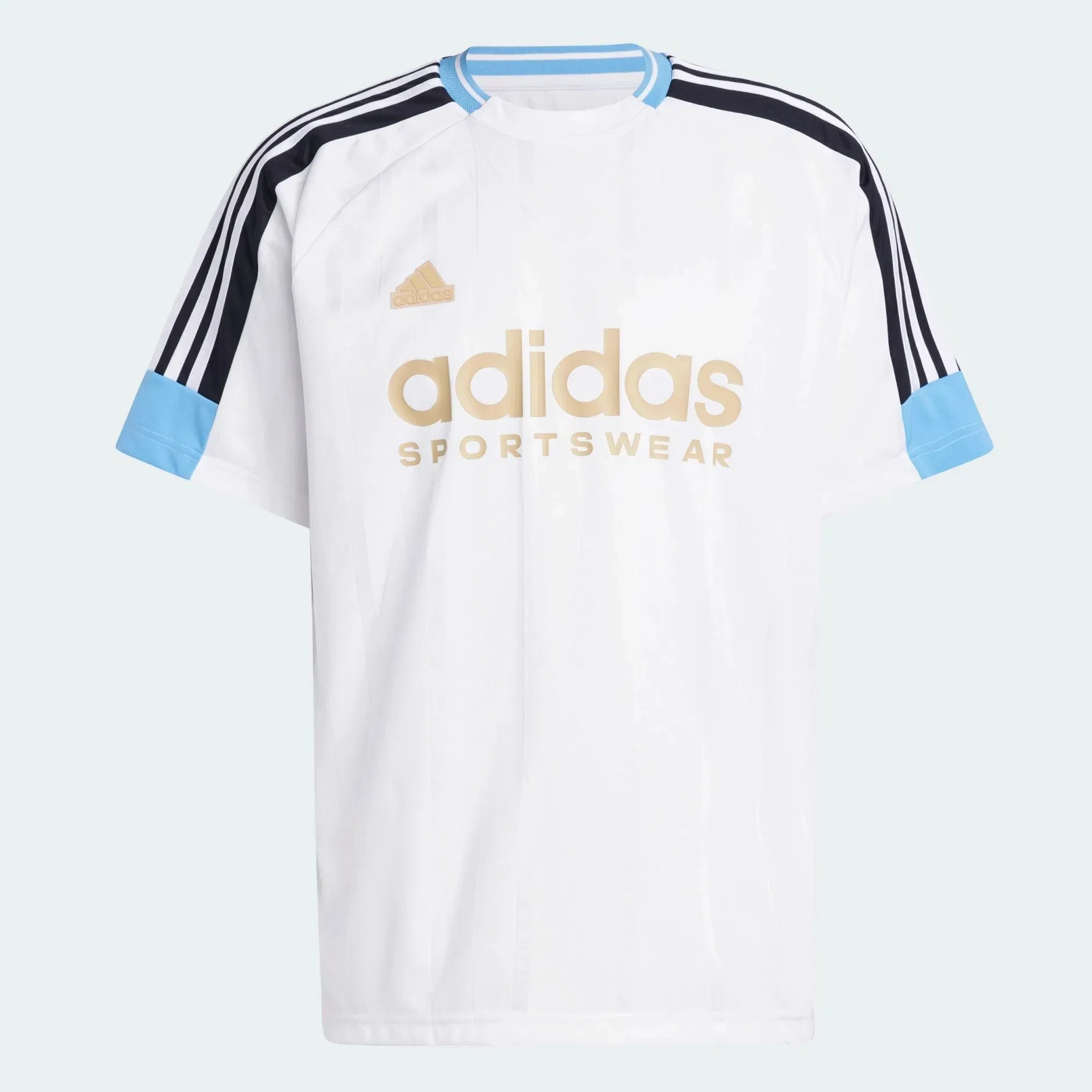 Adidas Originals House of Tiro Nations Pack Tee - White / Light Blue / Black