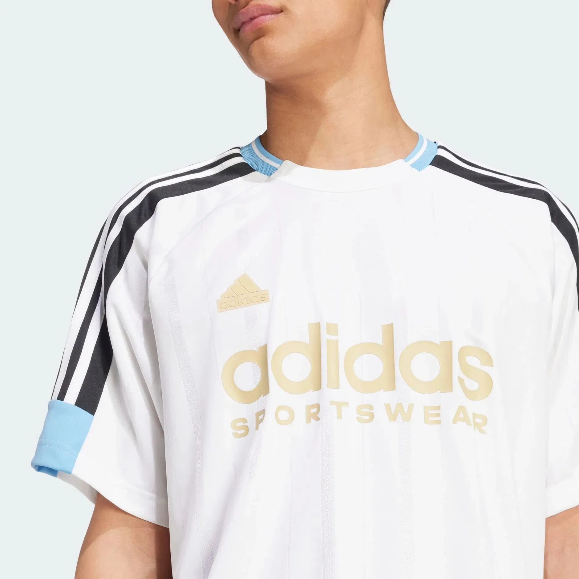 Adidas Originals House of Tiro Nations Pack Tee - White / Light Blue / Black