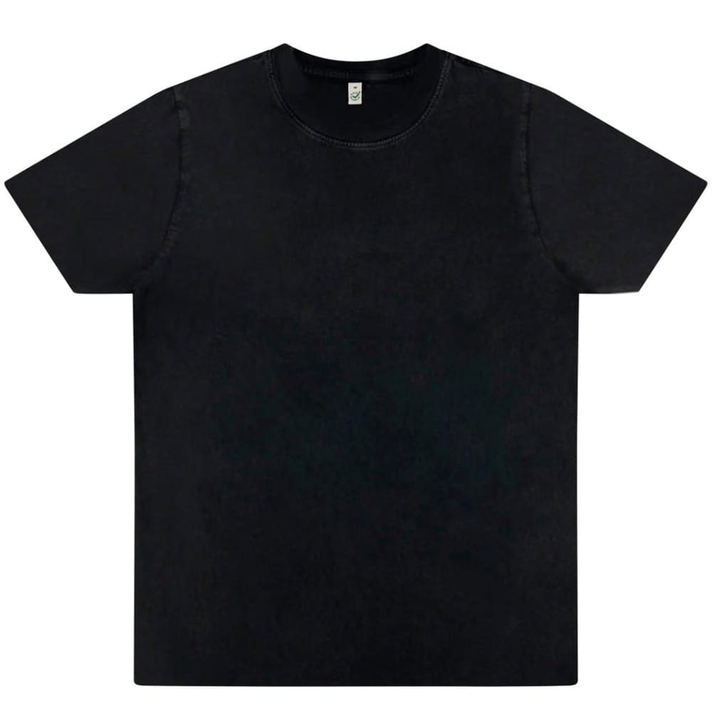 Earth Positive Oversized T-Shirt - Stone Wash Black