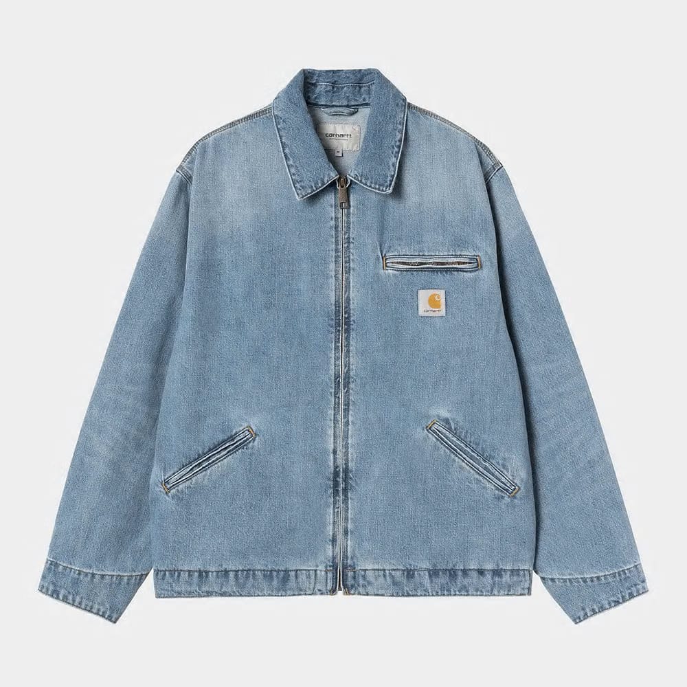 Carhartt Work in Progress Carhartt WIP OG Detroit Jacket - Blue (burst washed)