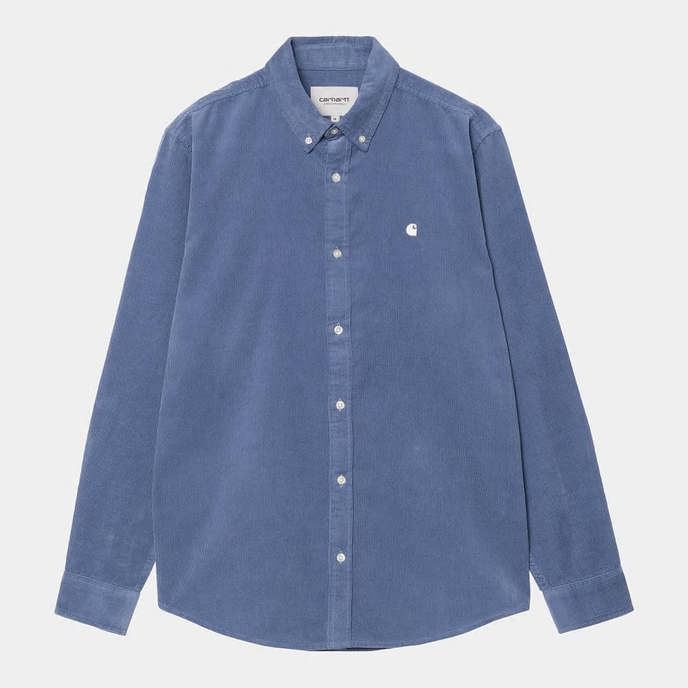 Carhartt Work in Progress Carhartt WIP L/S Madison Fine Cord Shirt - Blue Iris / Wax
