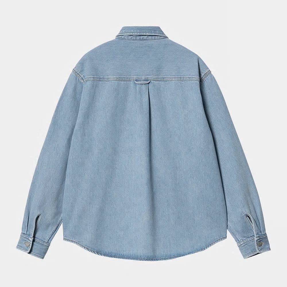 Carhartt Work in Progress Carhartt WIP Harvey Shirt Jacket - Blue (stone bleached)