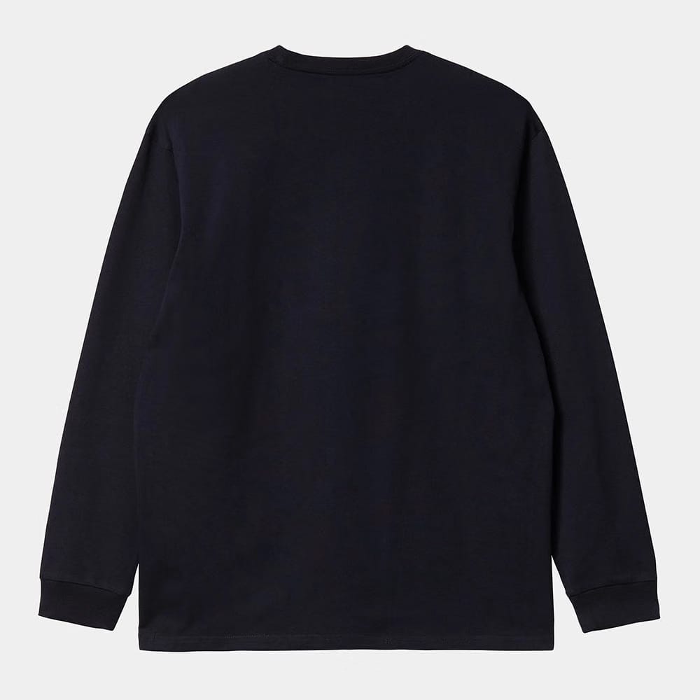 Carhartt Work in Progress Carhartt WIP L/S Chase T-Shirt - Dark Navy / Gold