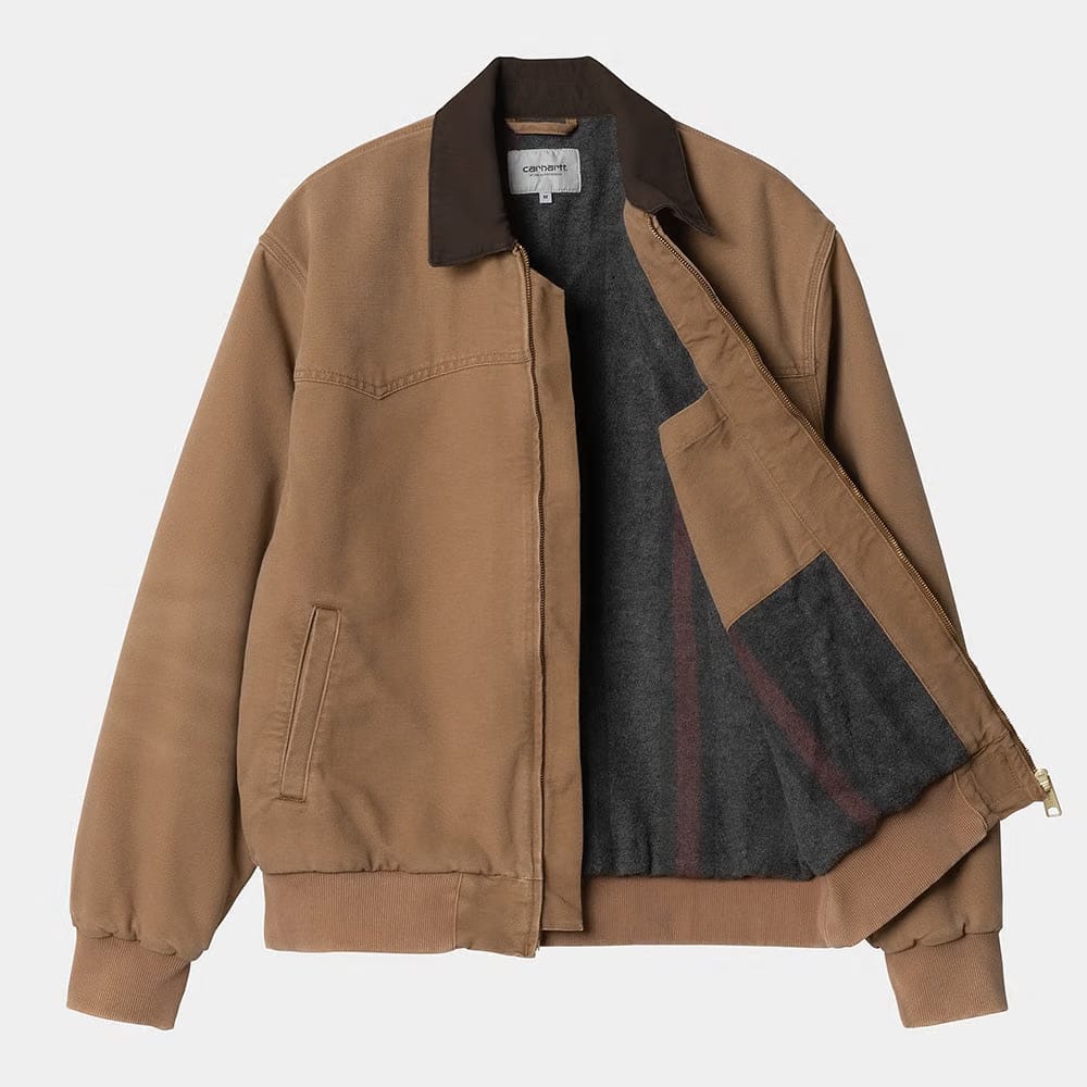 Carhartt Work in Progress Carhartt WIP OG Santa Fe Jacket - Hamilton Brown / Tobacco (stone canvas)