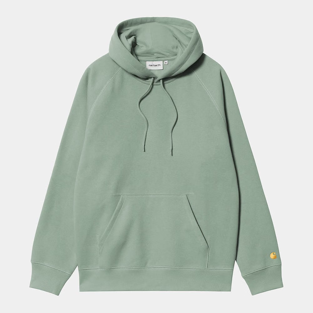 Carhartt Work in Progress Carhartt WIP Chase Hoodie - Hellgrün (Frosted Green / Gold)