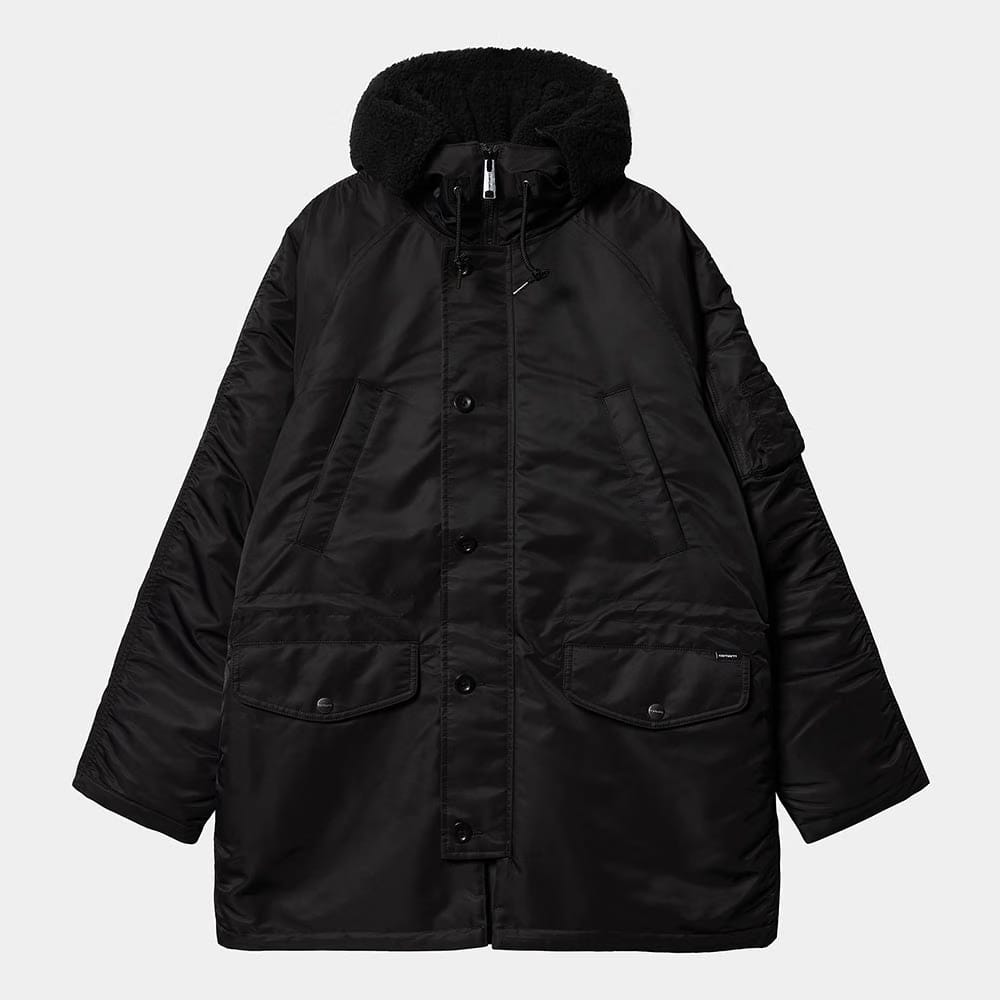 Carhartt Work in Progress Carhartt WIP Hooded Olten Parka - Black