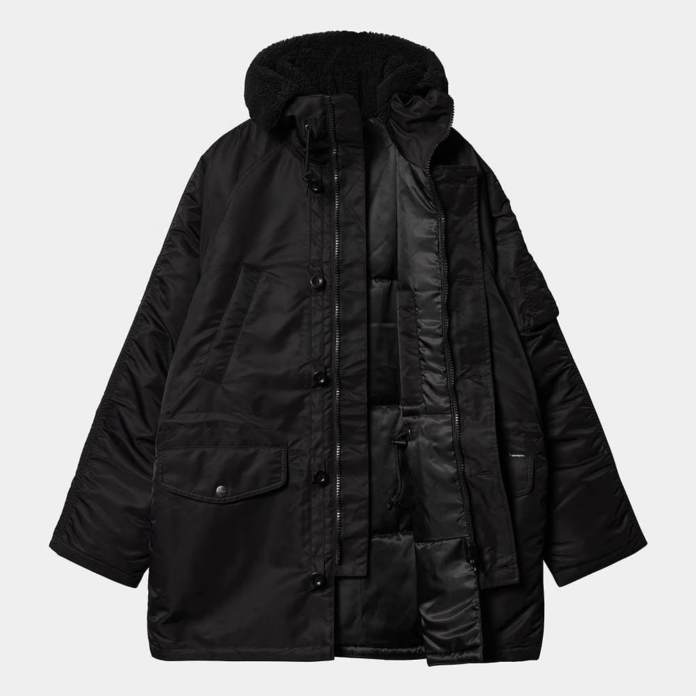 Carhartt Work in Progress Carhartt WIP Hooded Olten Parka - Black
