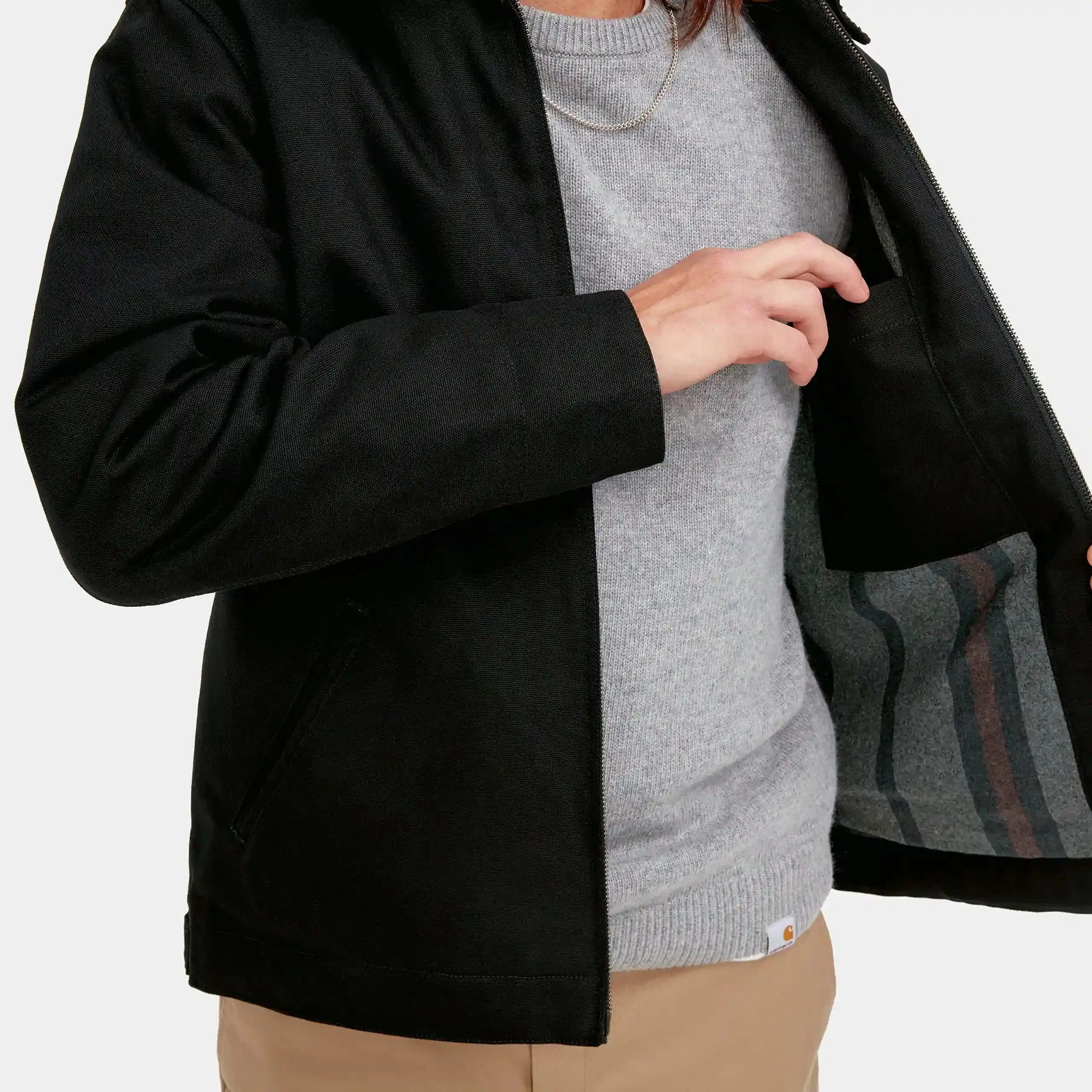 Carhartt Work in Progress Carhartt WIP Detroit Jacket (Winter) - Black (rigid)