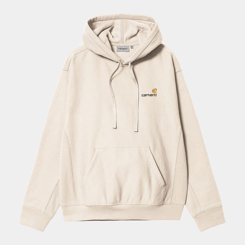 Carhartt Work in Progress Carhartt WIP Hooded American Script Sweatshirt – Moonbeam