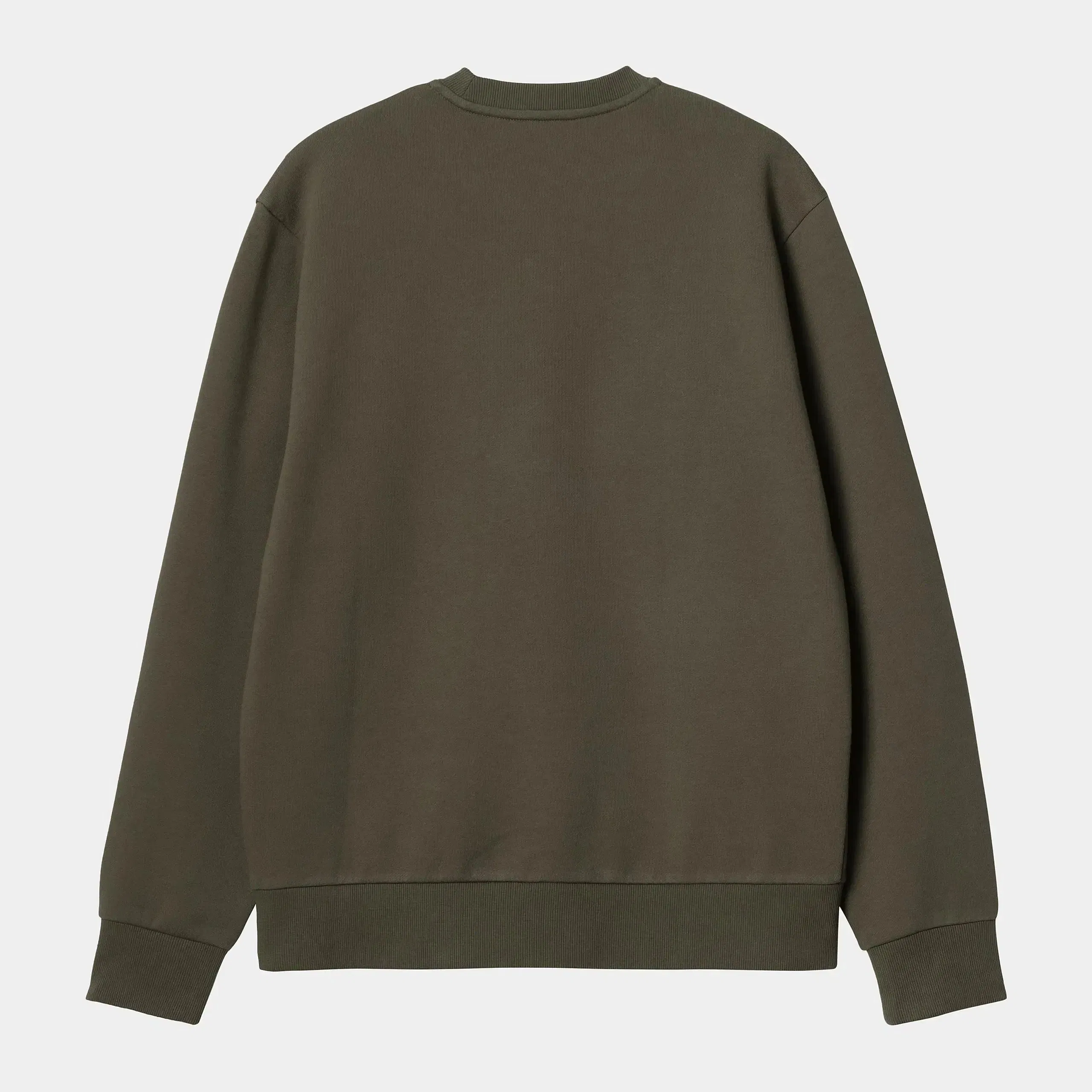 Carhartt Work in Progress Carhartt WIP Script Embroidery Crewneck Sweatshirt – Dunkelgrün (Cypress)