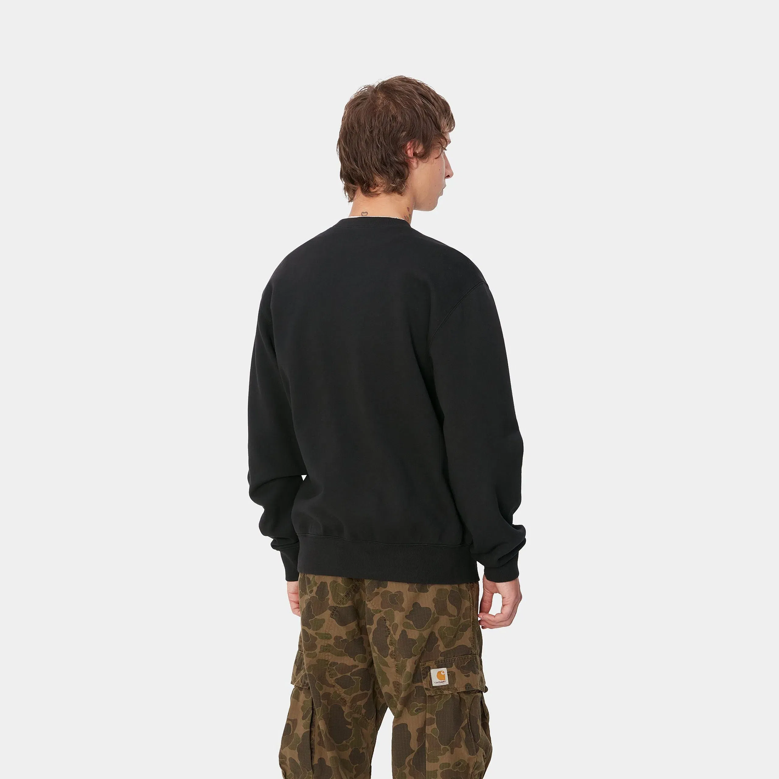 Carhartt Work in Progress Carhartt WIP Pepe Be Nice Crewneck Sweatshirt - Schwarz (Black/White)