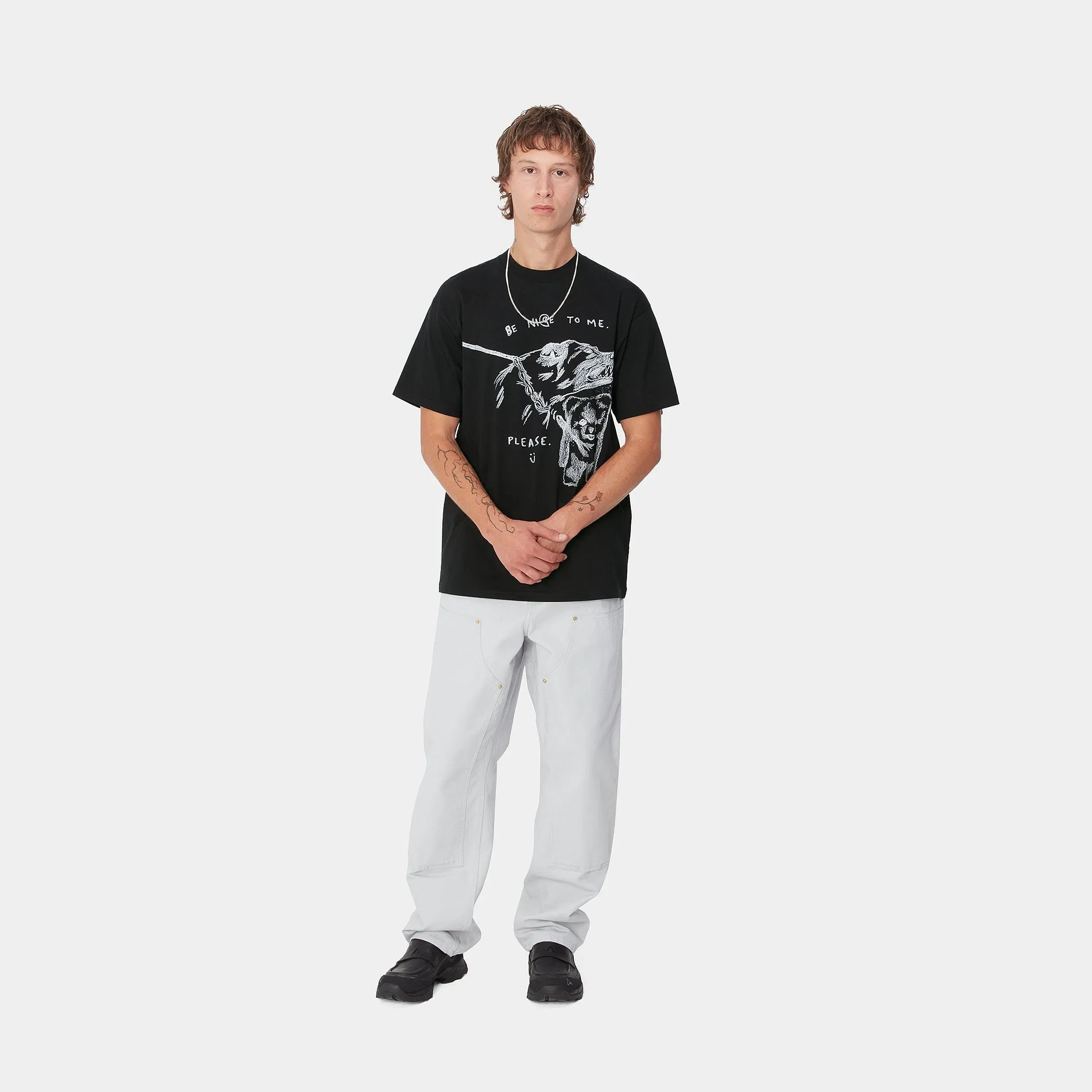Carhartt Work in Progress Carhartt WIP S/S Pepe Be Nice T-Shirt - Black