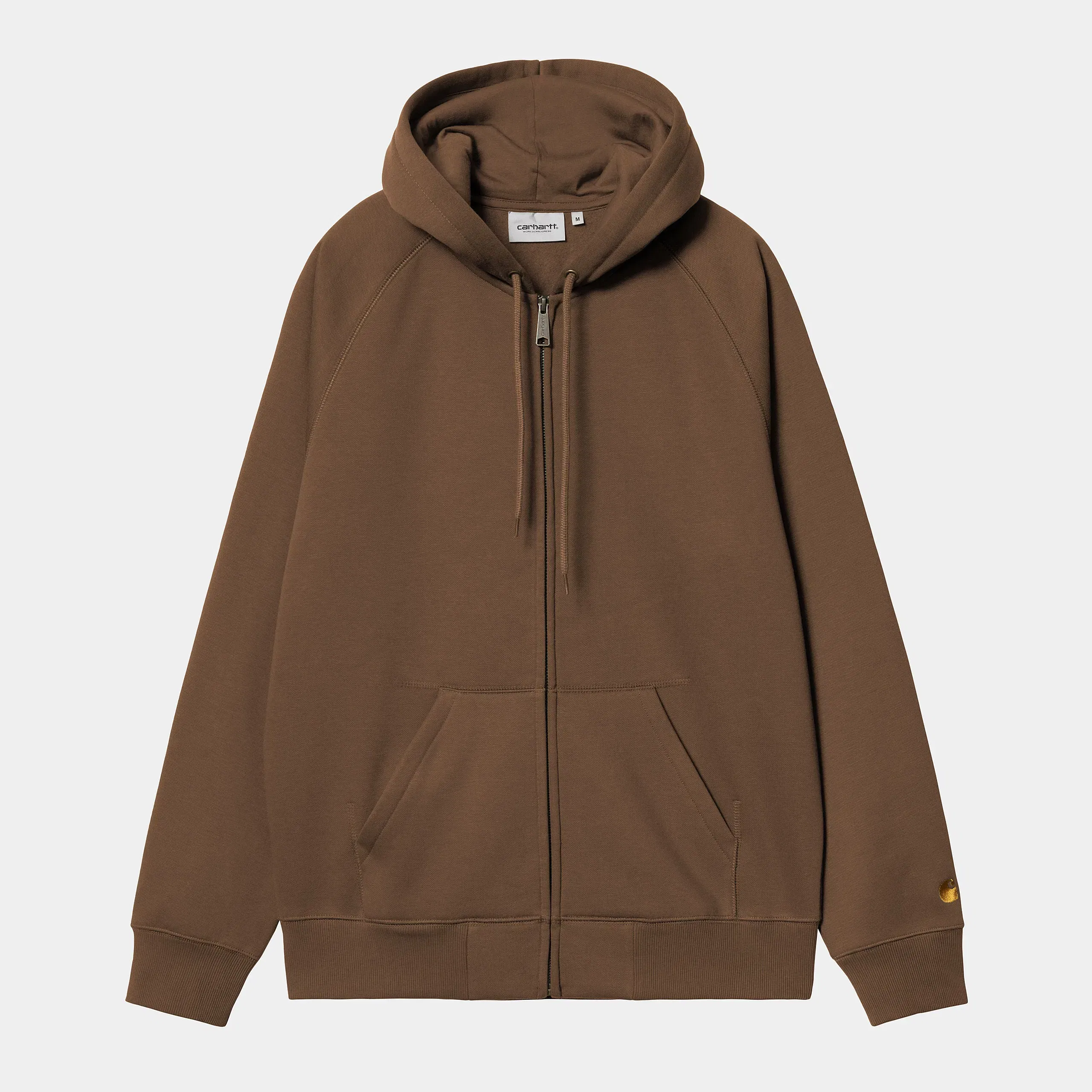 Carhartt Work in Progress Carhartt WIP Chase Zip Hoodie - Braun (Chocolate / Gold)