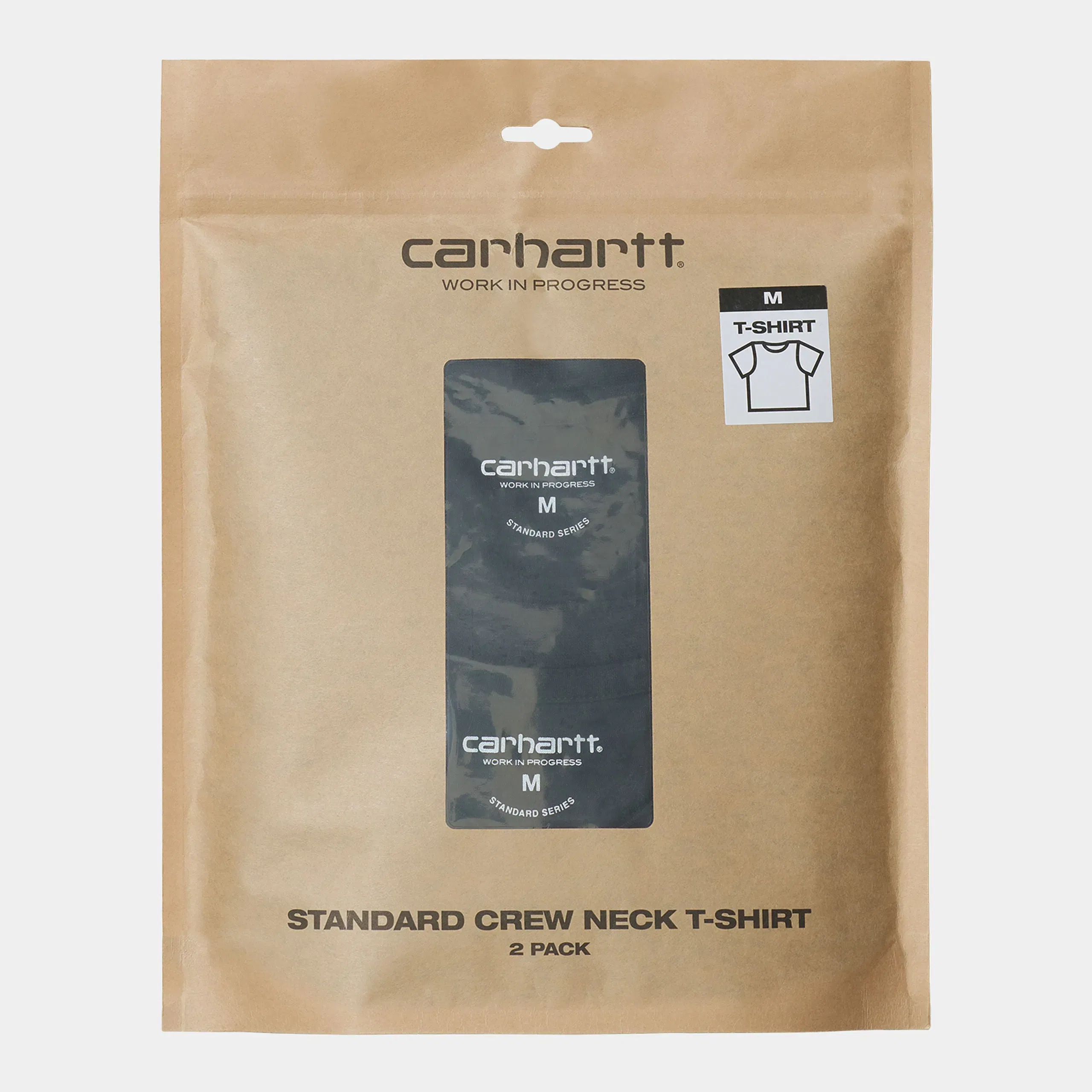 Carhartt Work in Progress Carhartt WIP Standard Crew Neck T-Shirt - Black