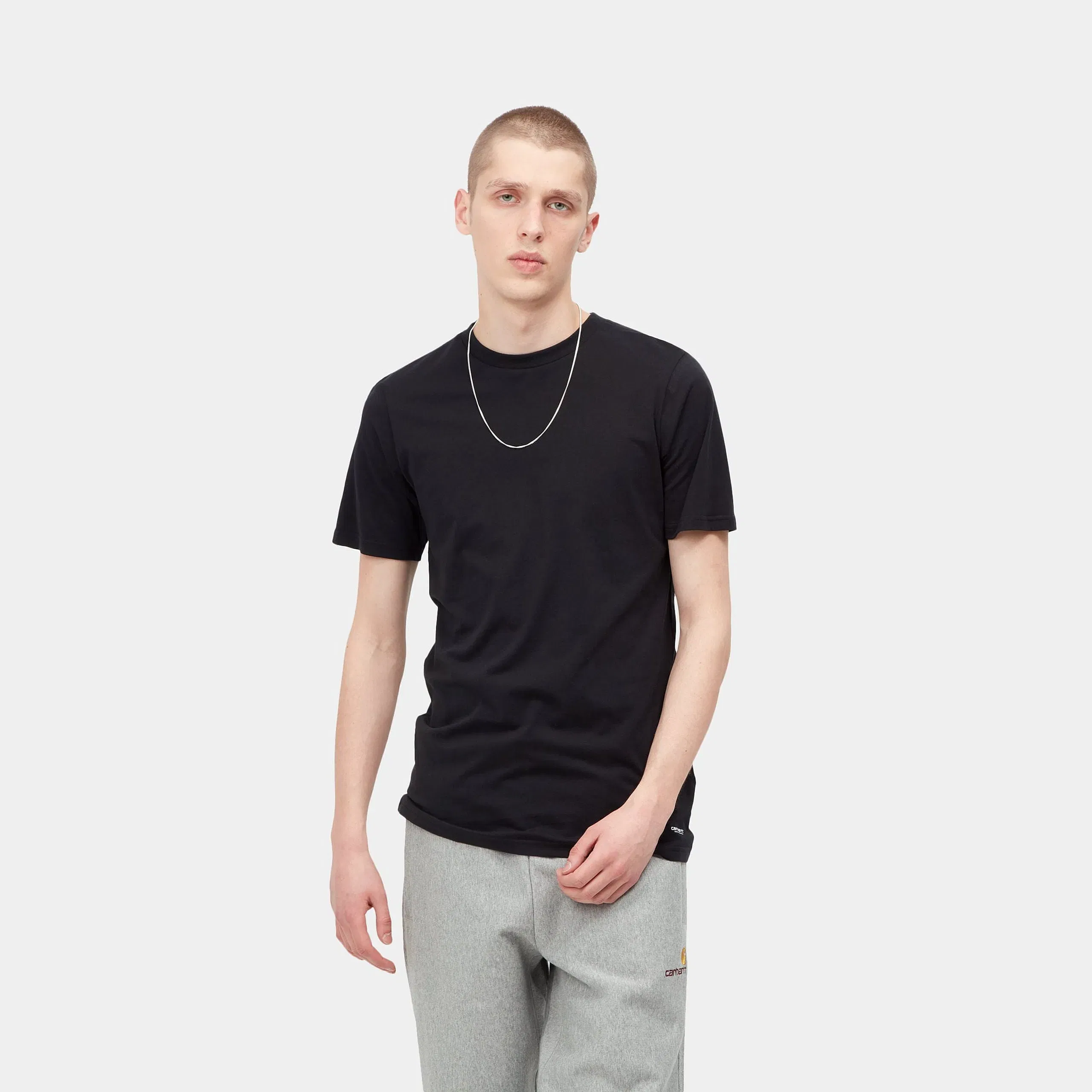 Carhartt Work in Progress Carhartt WIP Standard Crew Neck T-Shirt - Black