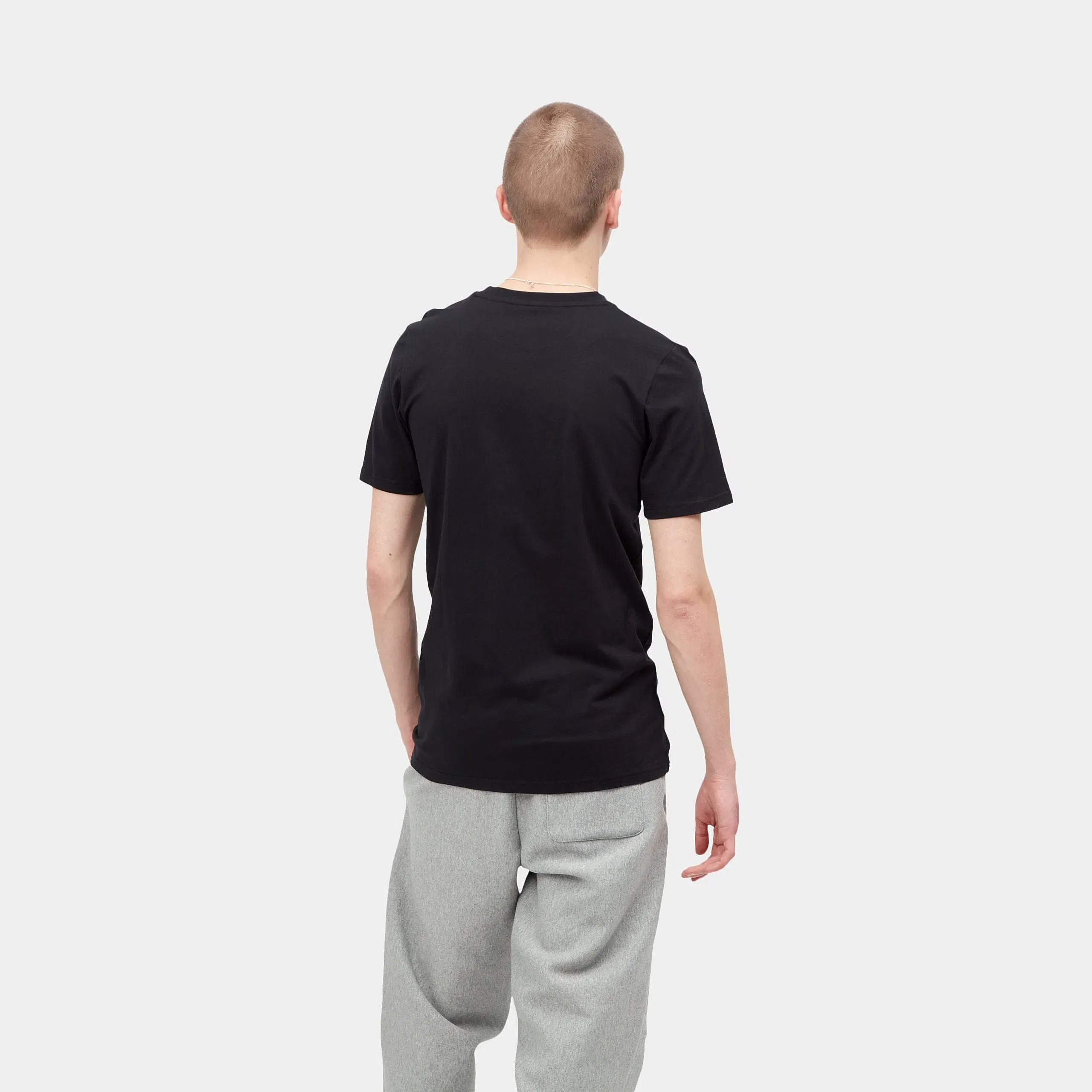 Carhartt Work in Progress Carhartt WIP Standard Crew Neck T-Shirt - Black