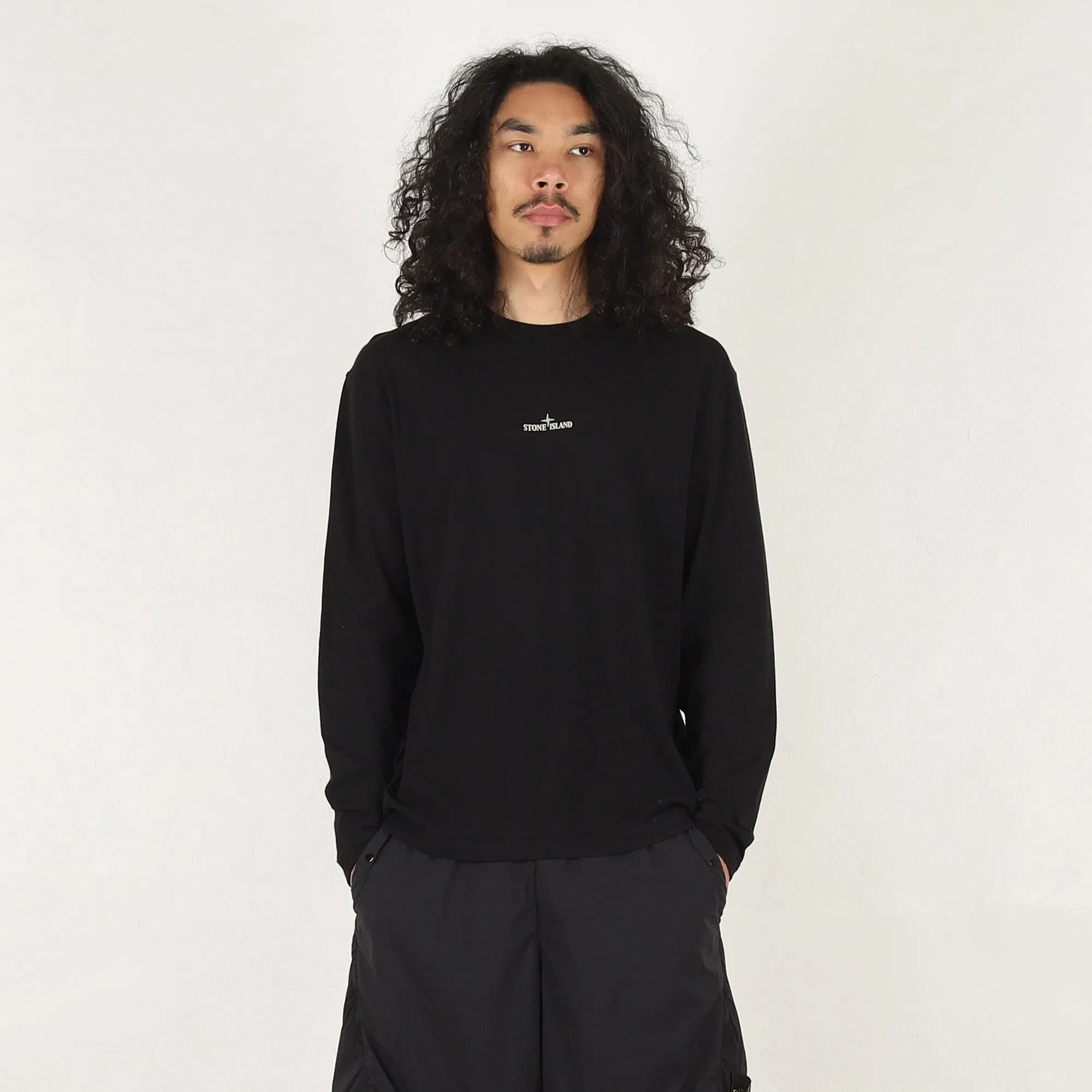 Stone Island 2100029 LS T-Shirt - Black