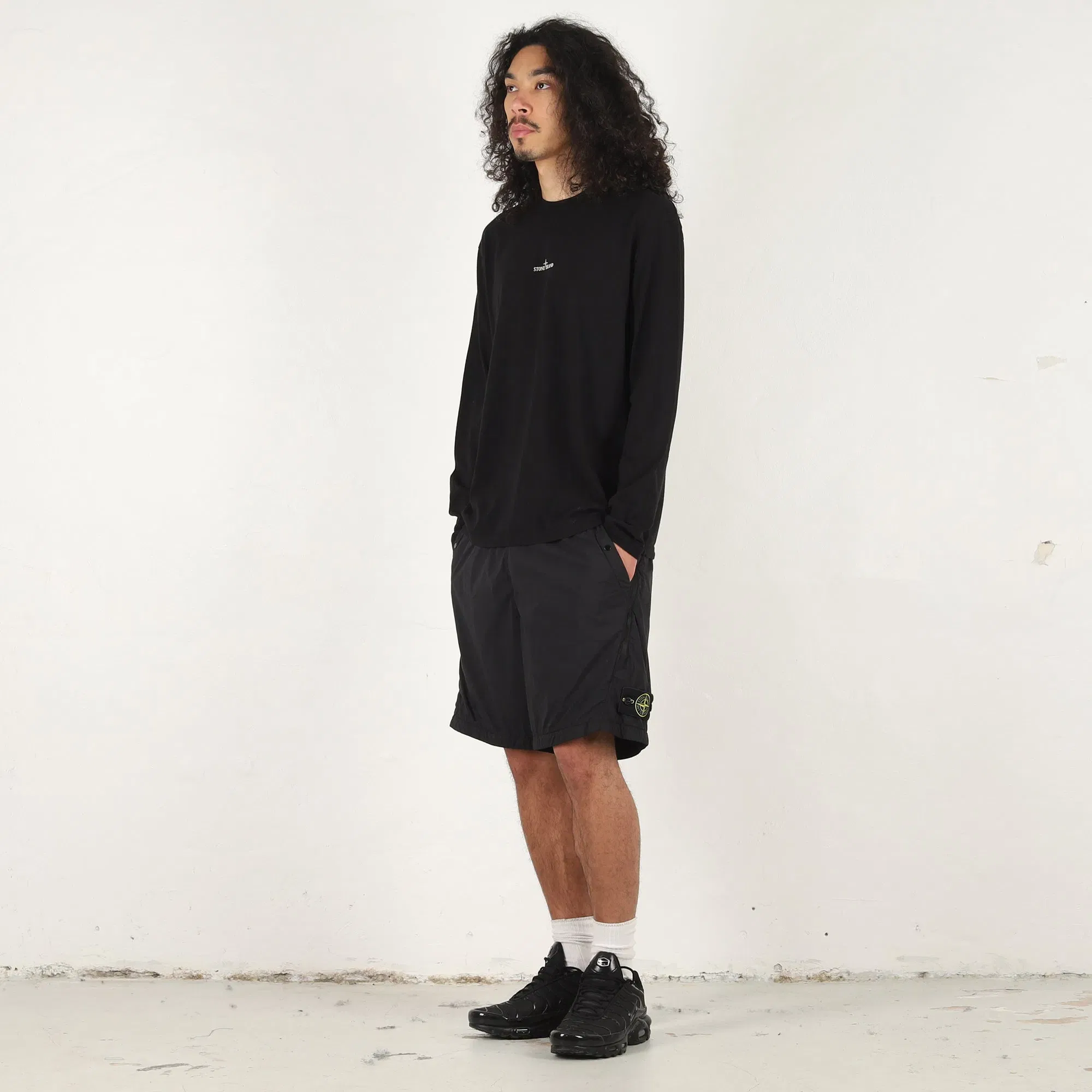 Stone Island 2100029 LS T-Shirt - Black