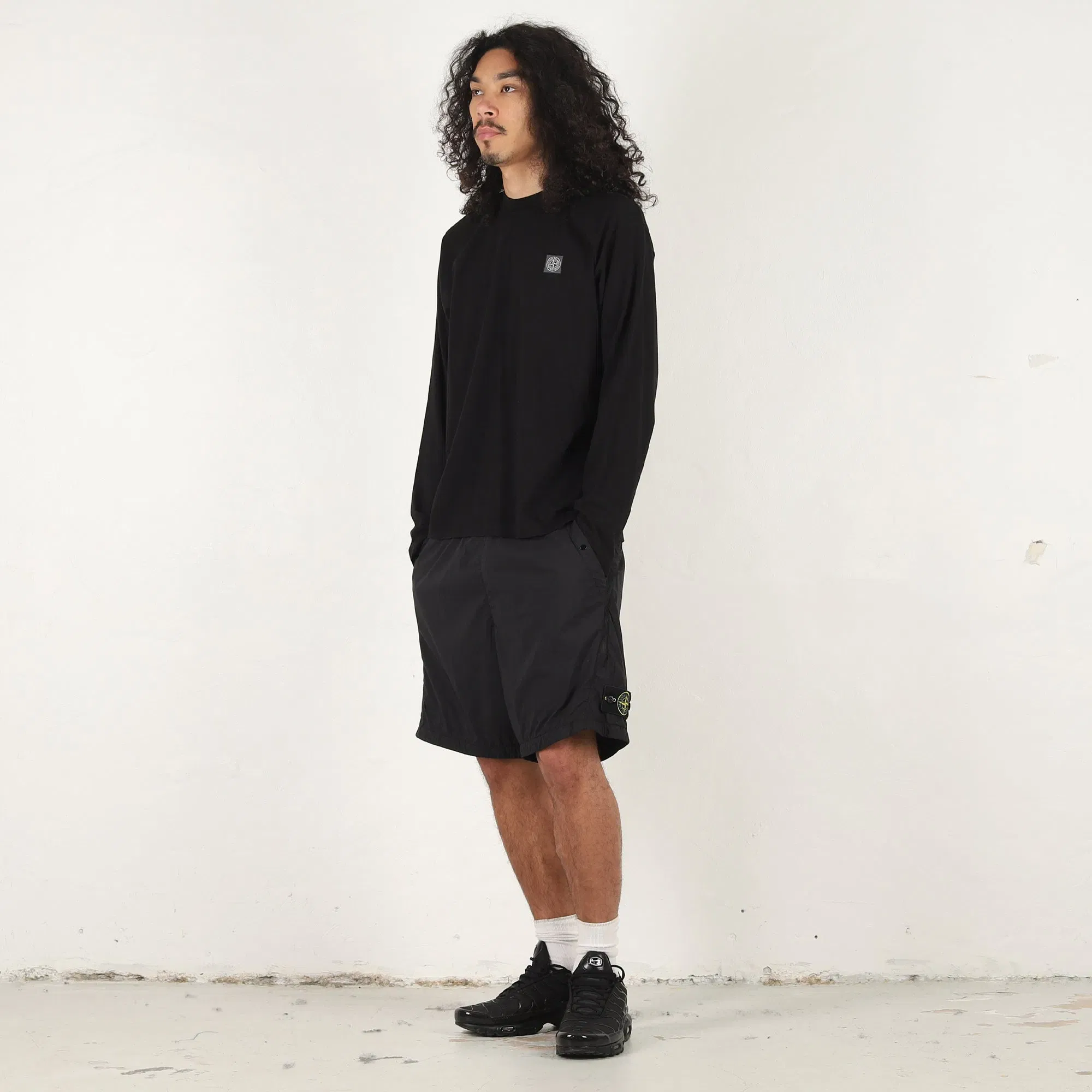 Stone Island 2100007 LS T-Shirt - Black